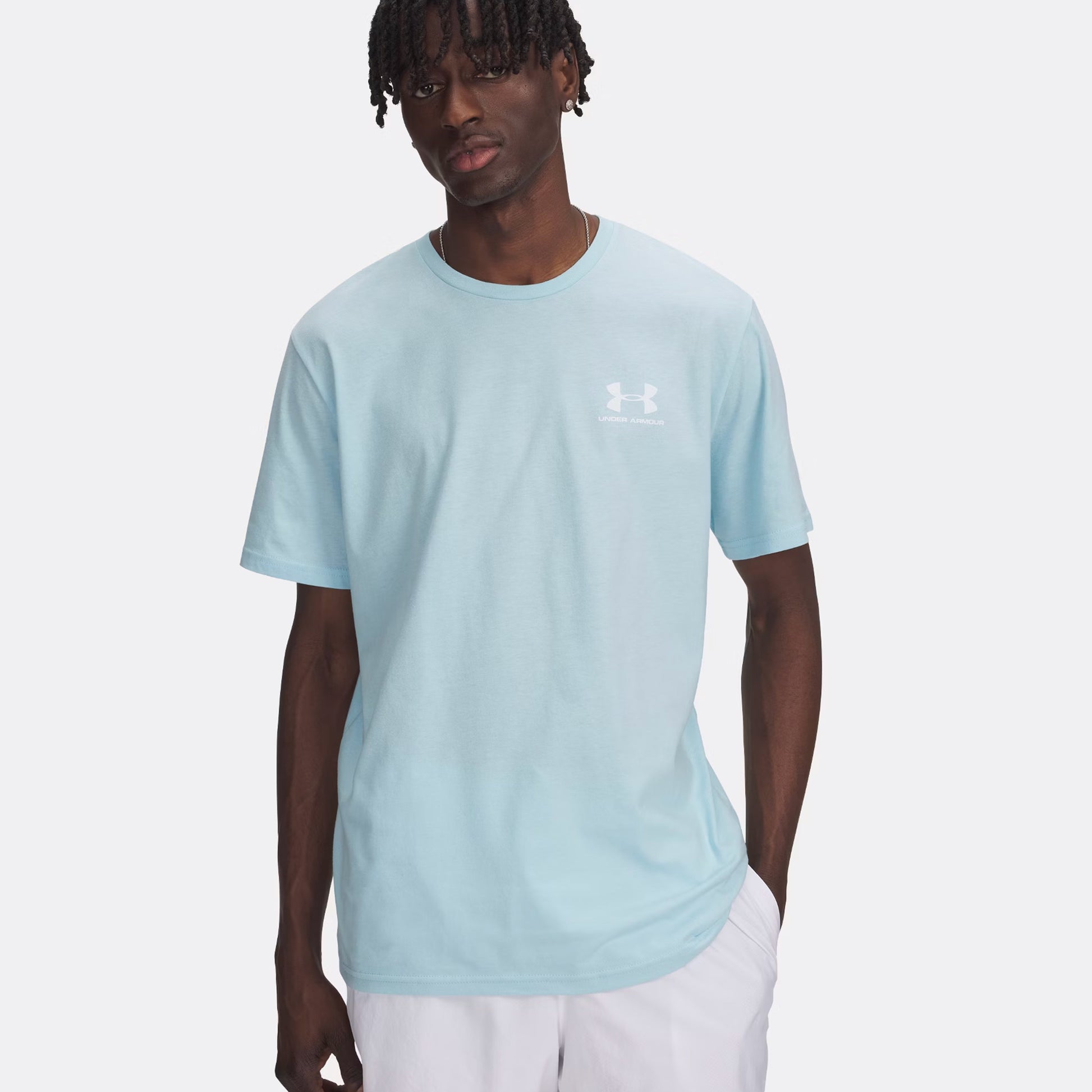 Under Armour Sportstyle Left Chef Tričko Muži - mint,