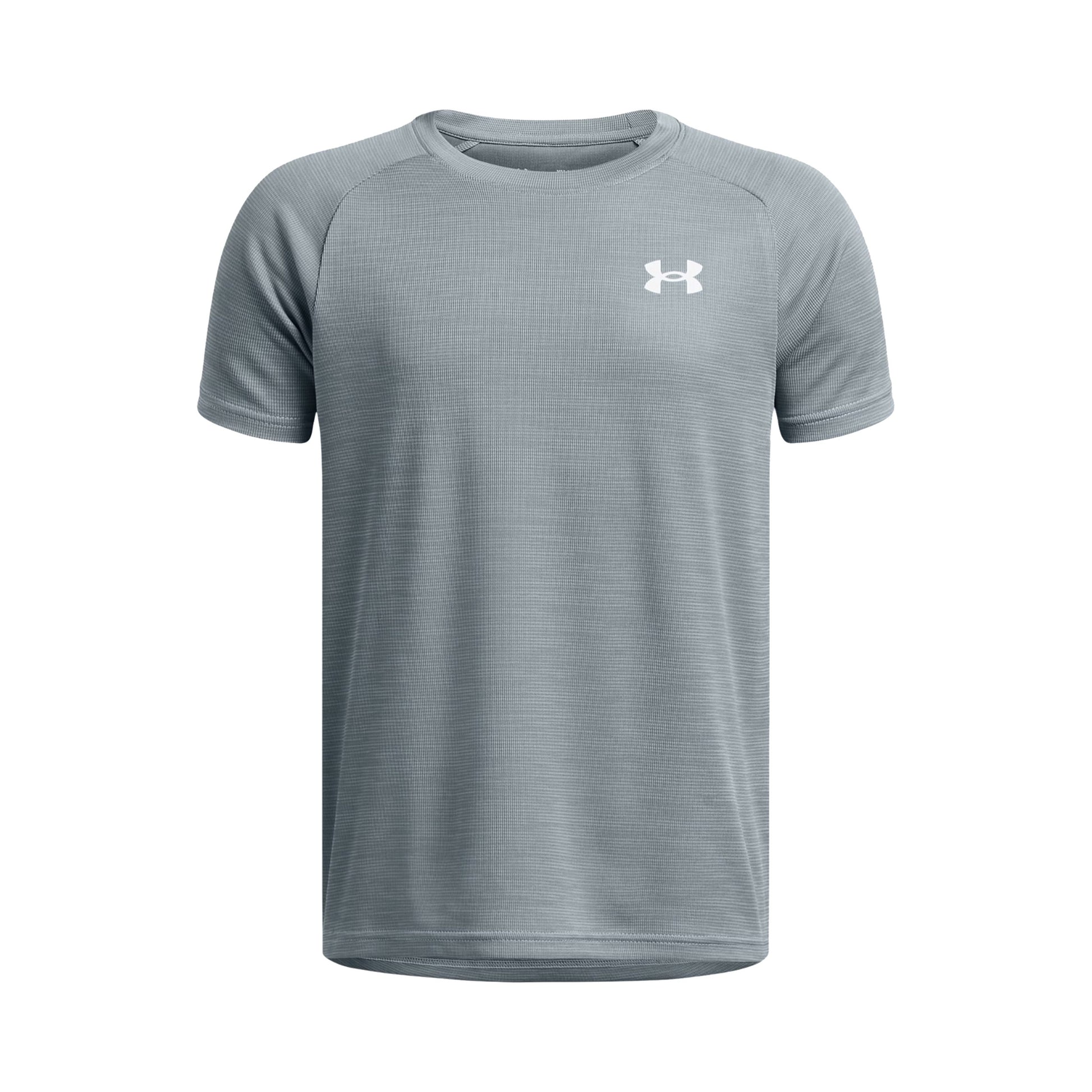 Under Armour Tech Textured Tričko Chlapci - modro-šedá,