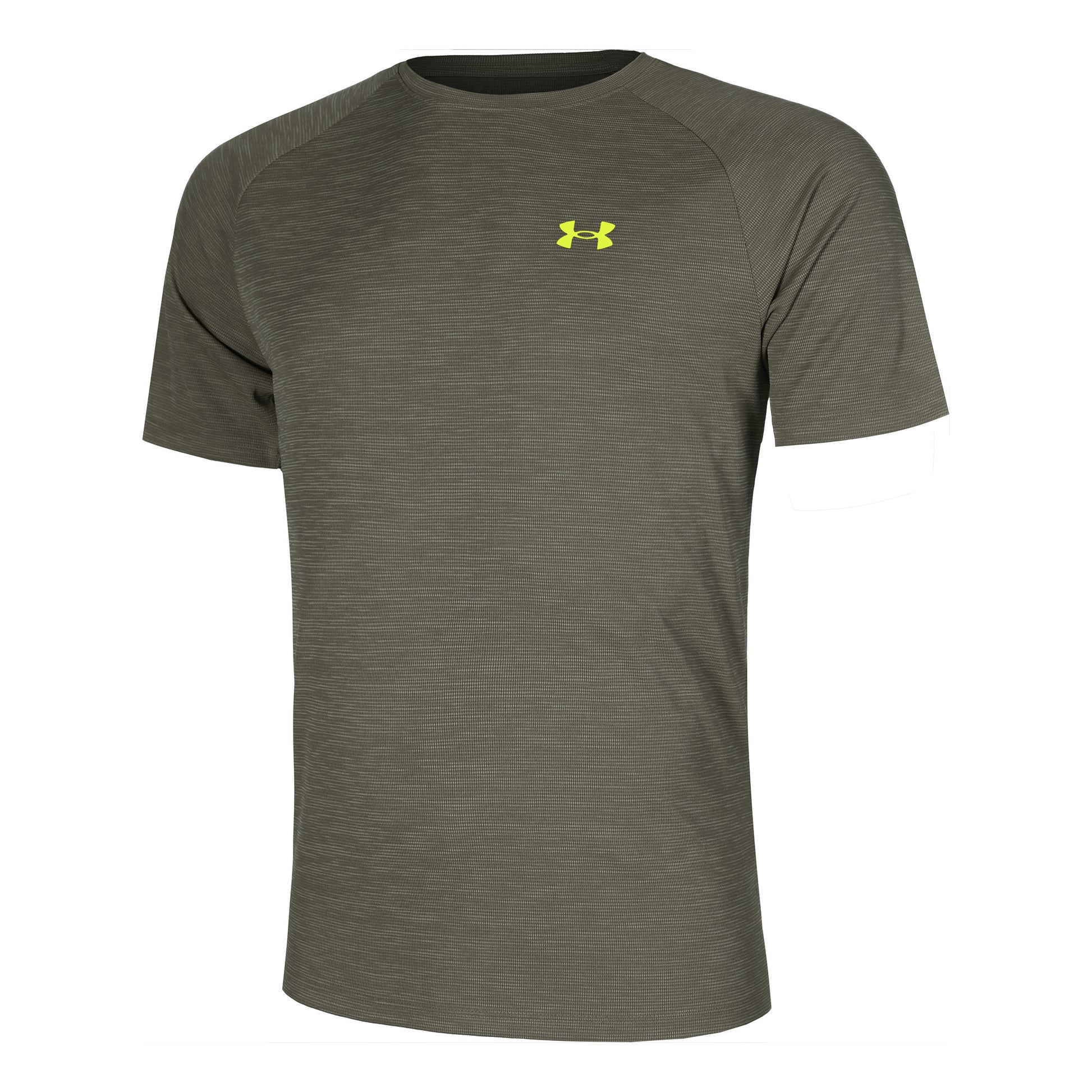 Under Armour Tech Textured Tričko Muži - tmavě zelená,