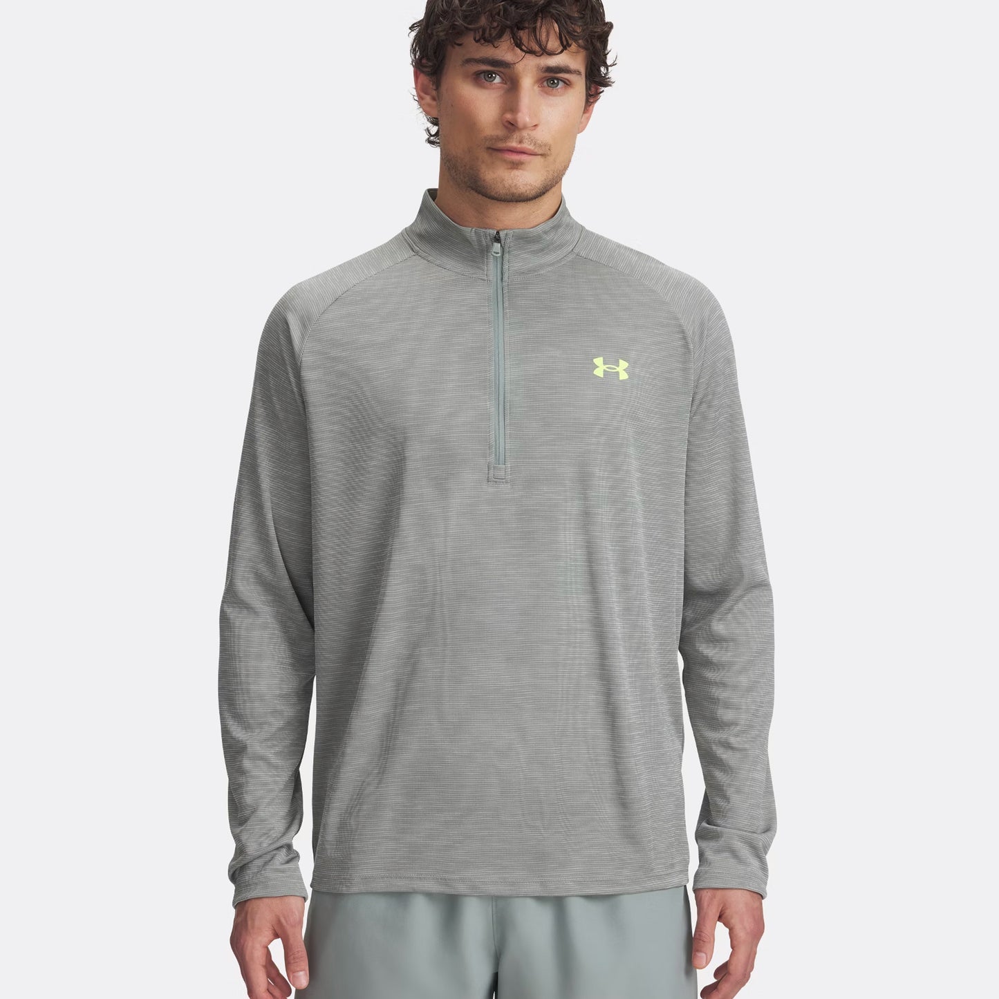 Under Armour Tech Textured Half-Zip S Dlouhým Rukávem Muži-Šalvia