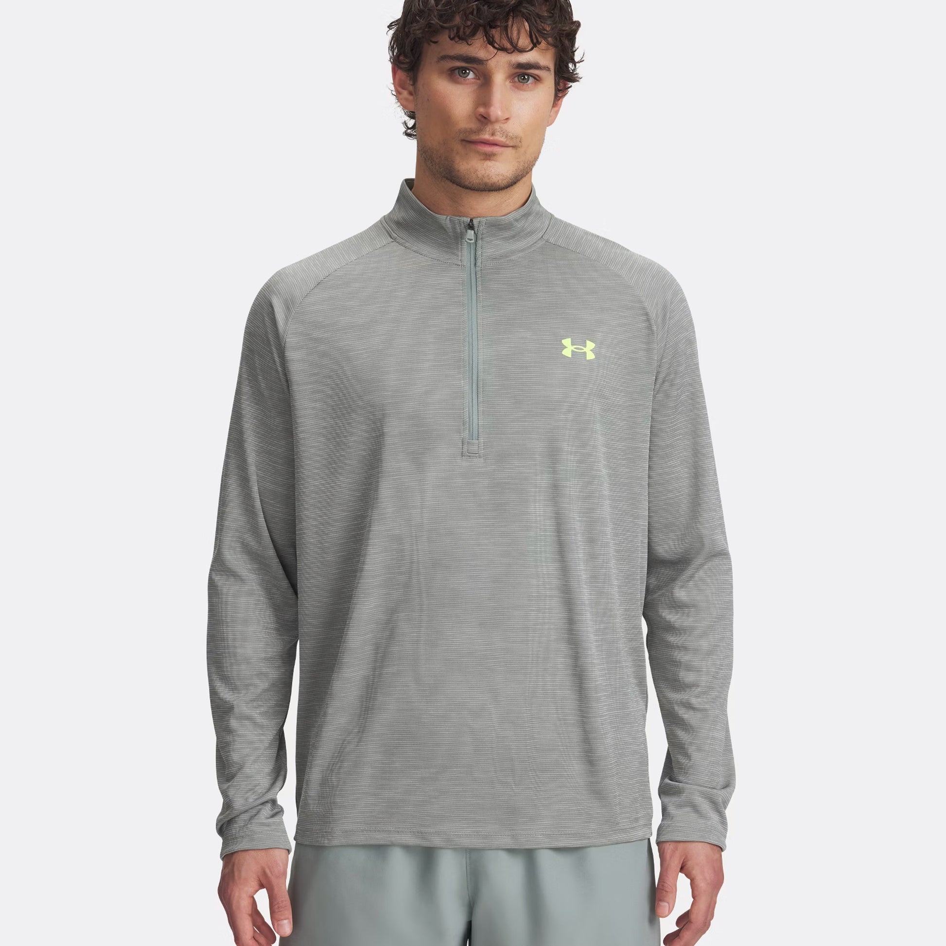 Under Armour Tech Textured Half-Zip S Dlouhým Rukávem Muži-Šalvia