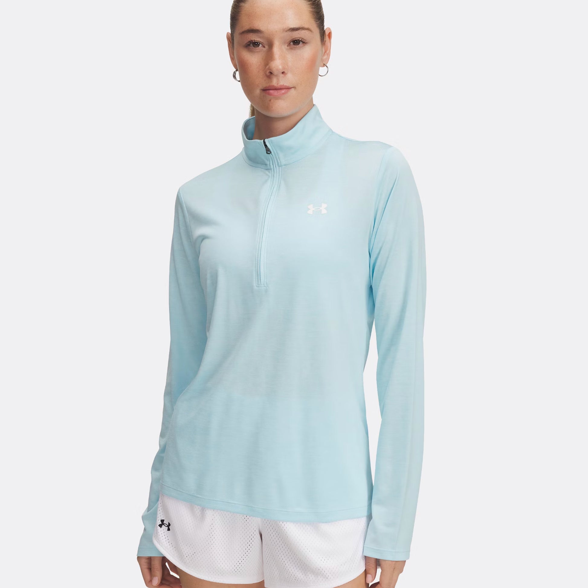 Under Armour Tech Half-Zip S Dlouhým Rukávem Dámy-Mint
