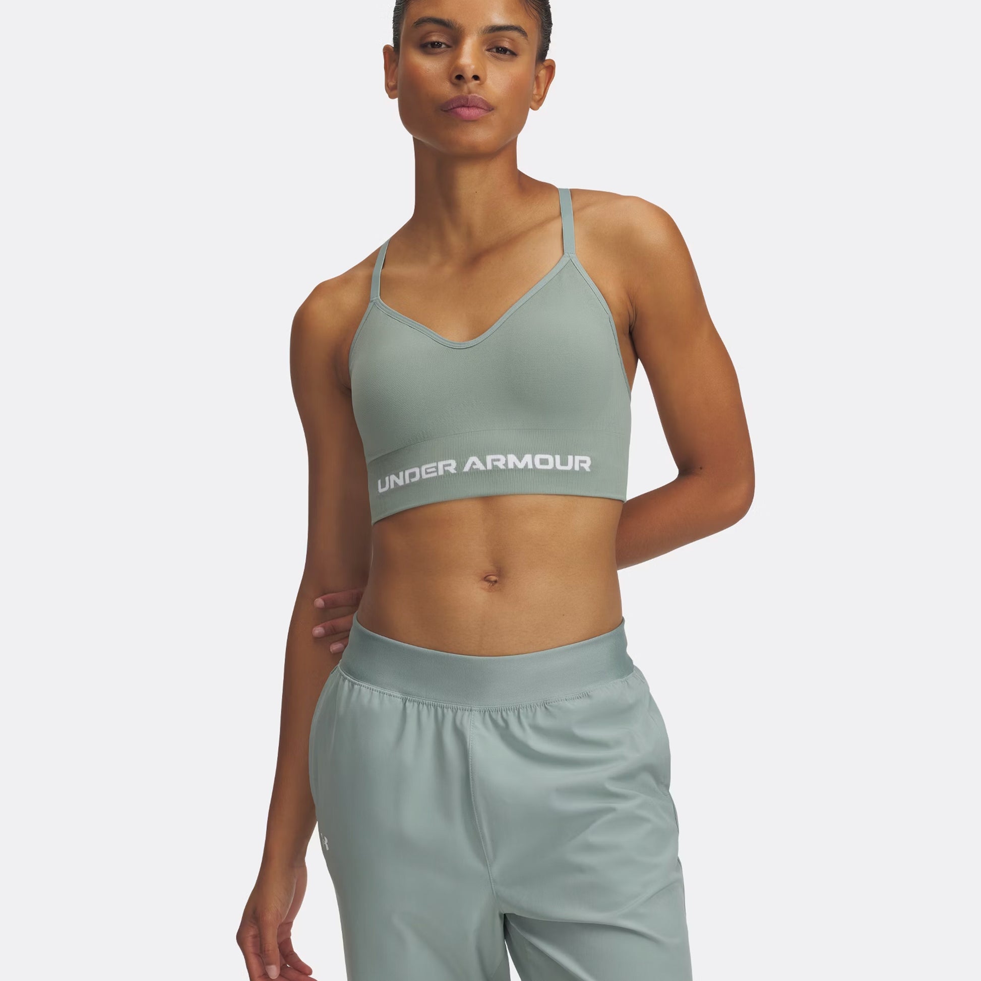 Under Armour Vanisheamle Low Sportovní podprsenka Dámy - zelená,