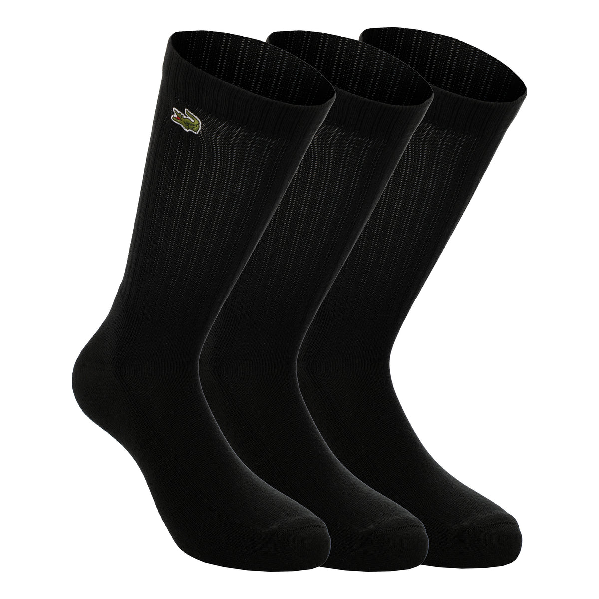 Lacoste Performance Core Tenisové ponožky 3ks v baleni Unisex - černá,