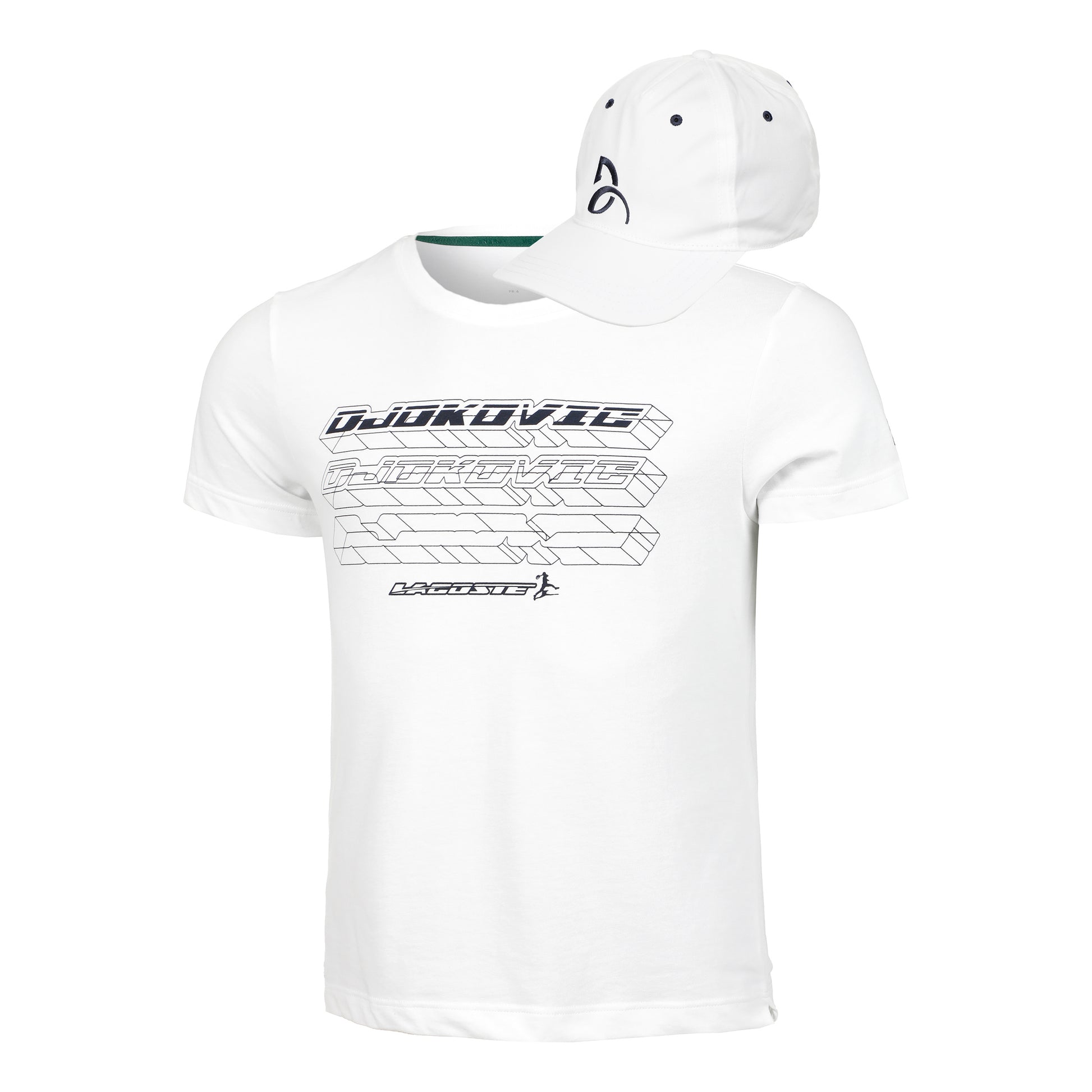 Lacoste Djokovic Cap + Tričko Muži - bílá,
