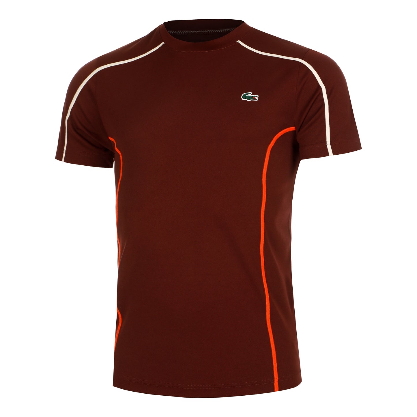 Lacoste T-Shirt Tričko Muži - tmavě červená,