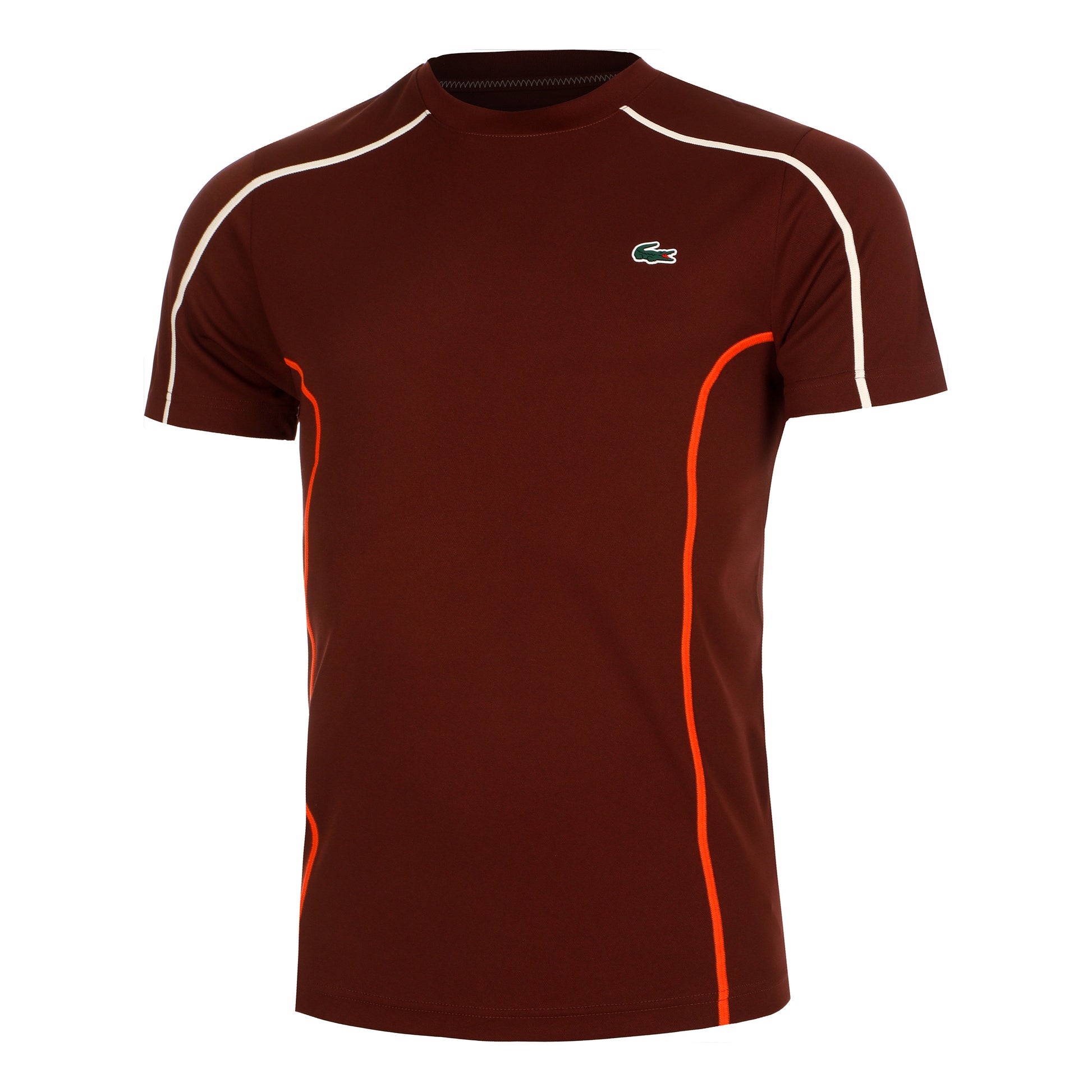 Lacoste T-Shirt Tričko Muži - tmavě červená,