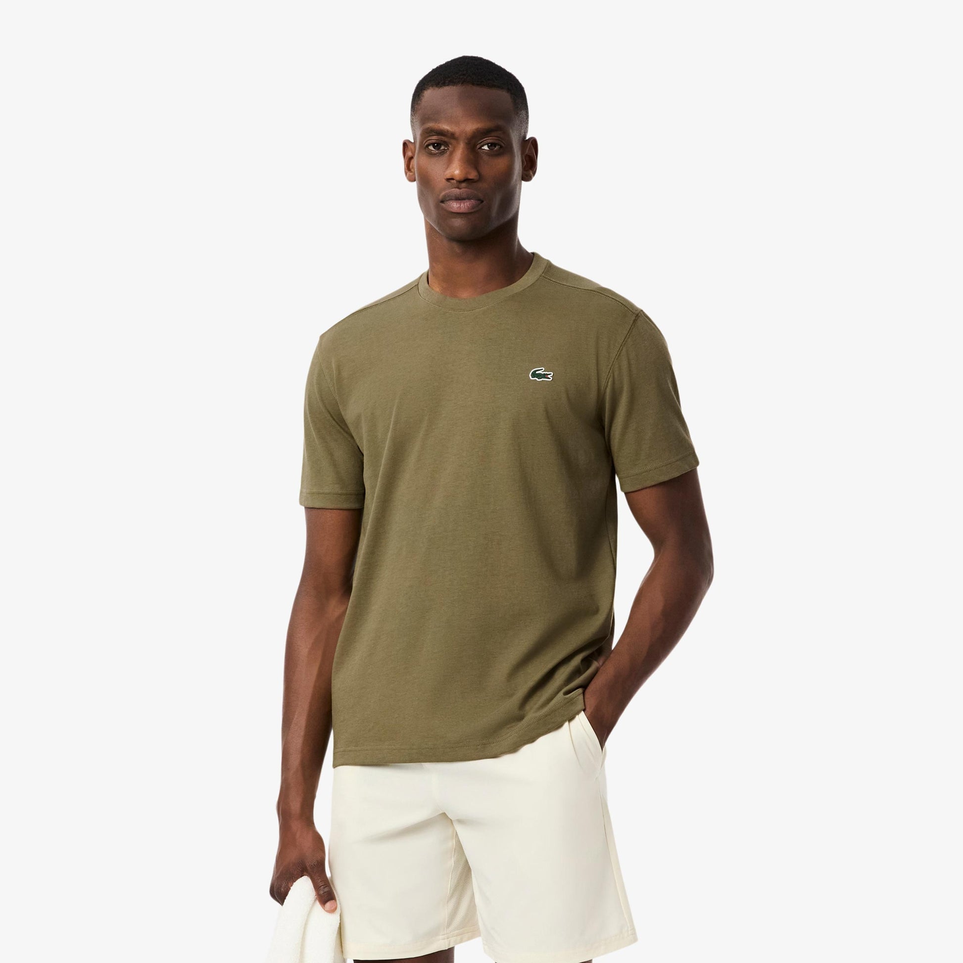 Lacoste Core Tričko Muži - olivová
