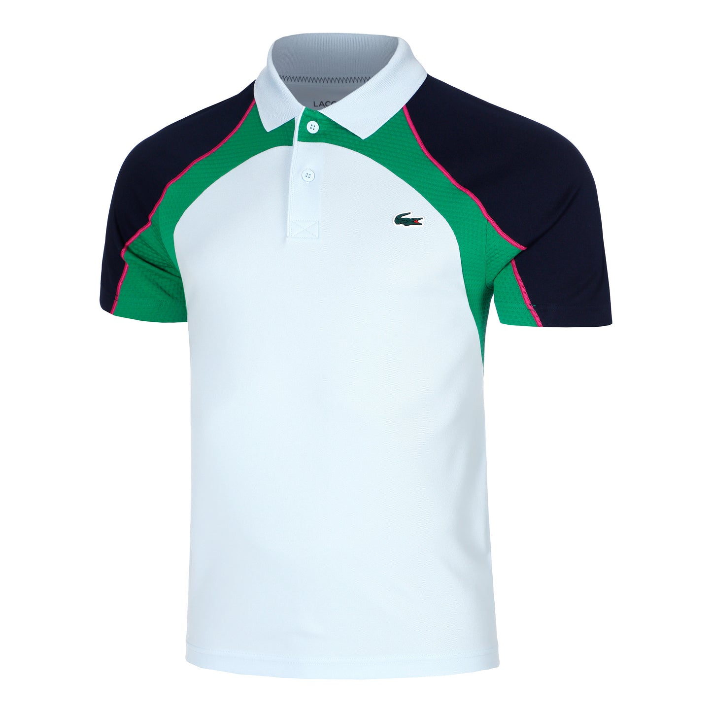 Lacoste Djokovic Pólo Muži - světle modrá, vícebarevné