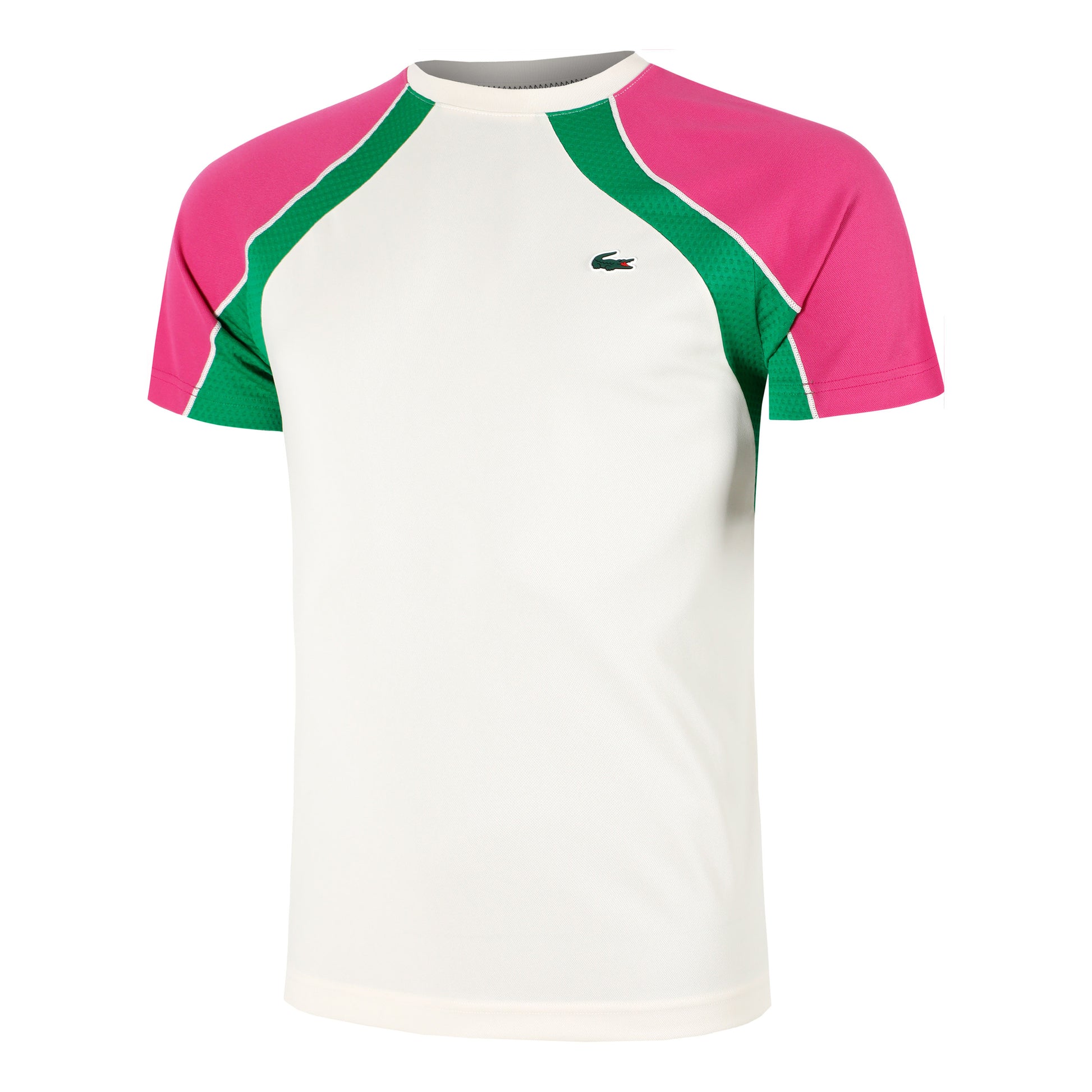 Lacoste Tričko Muži - krémová, vícebarevné