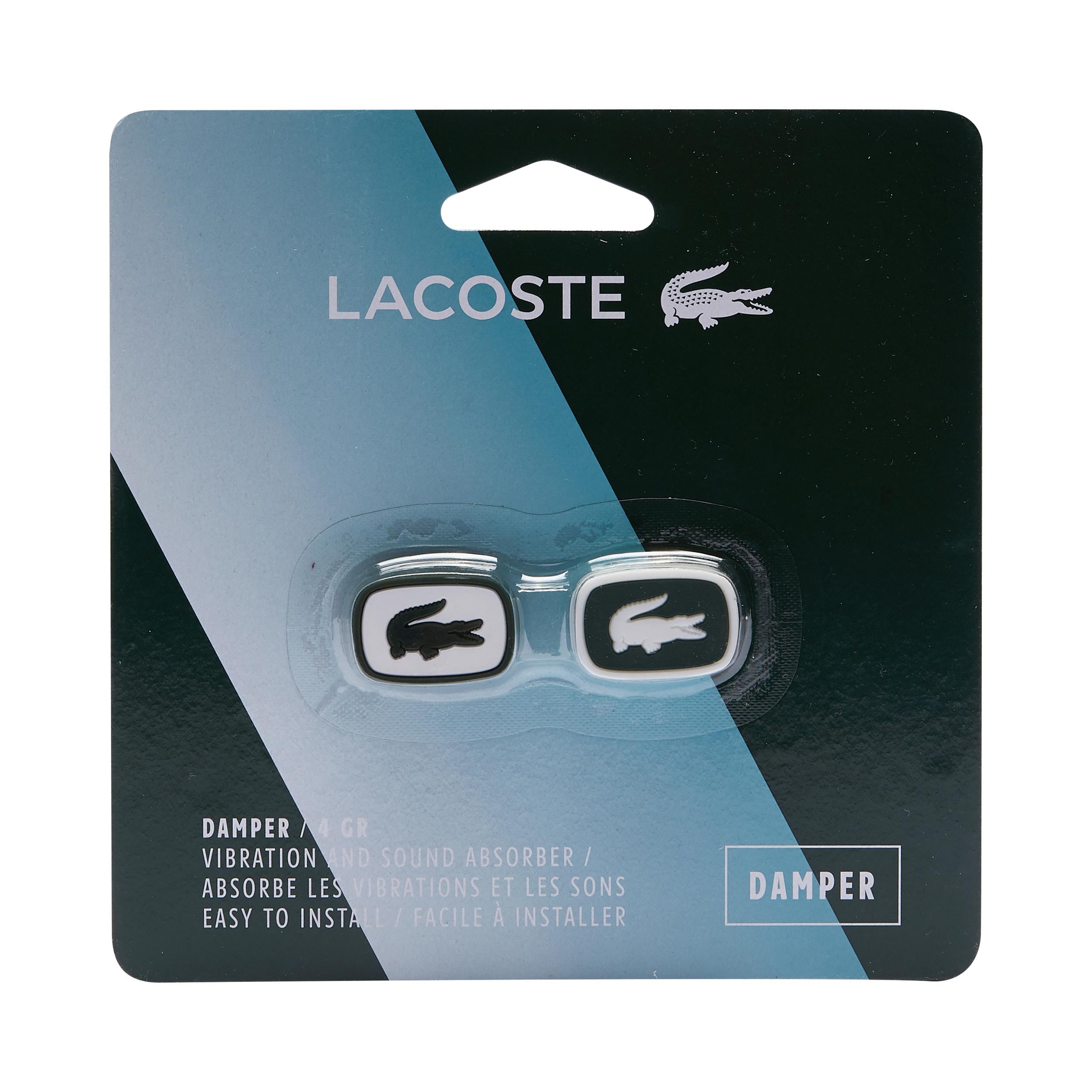 Lacoste Tlumítko vibrací 2ks v baleni - bílá, zelená