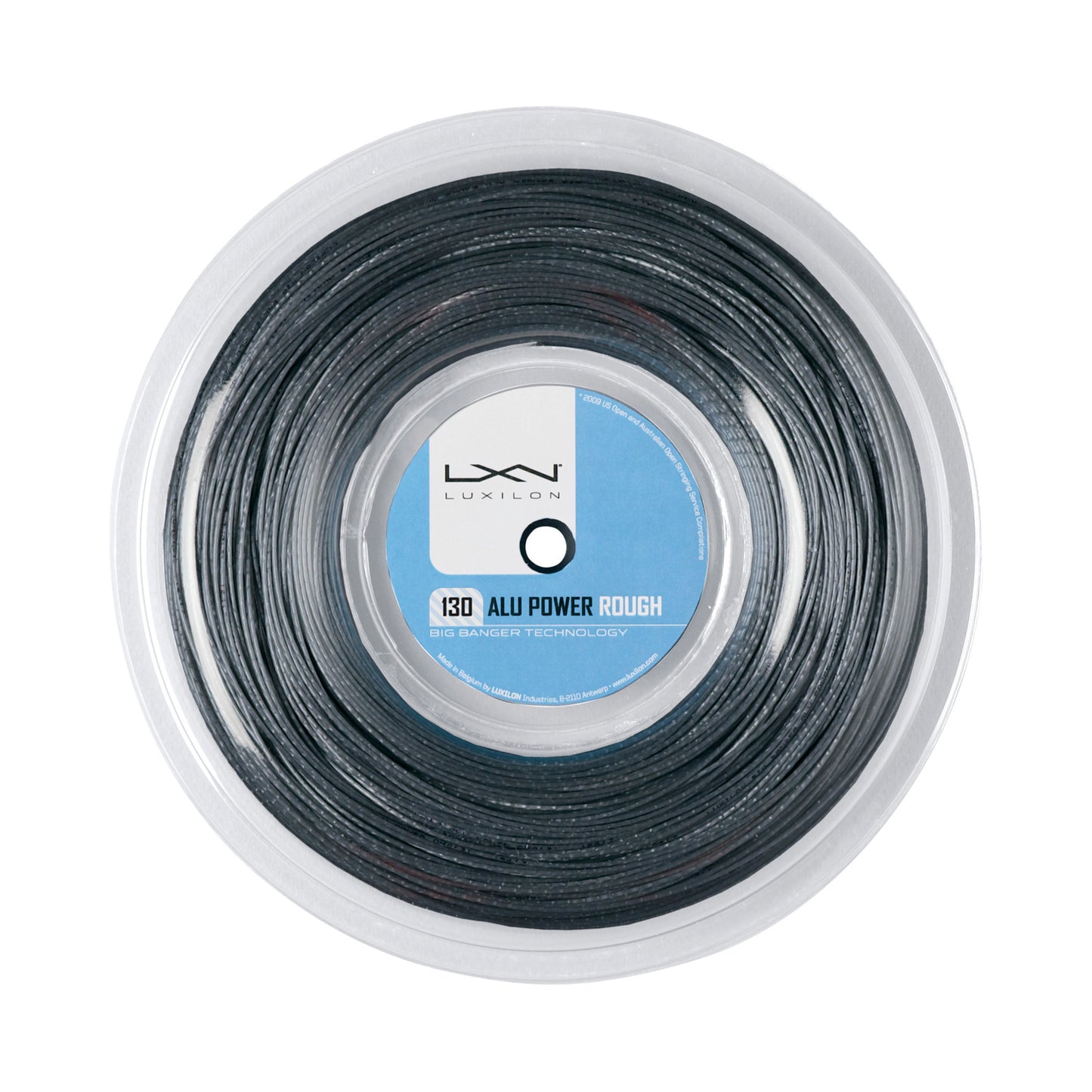 Luxilon ALU Power Rough Výplet-Role 200m-Stříbrná
