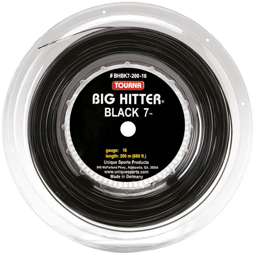 Tourna Big Hitter 7 Výplet-Role 220m-Černá