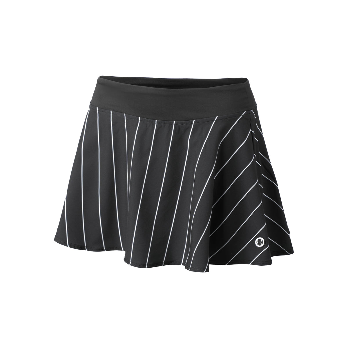 Tennis-Point Stripes Sukně Dámy - černá, bílá