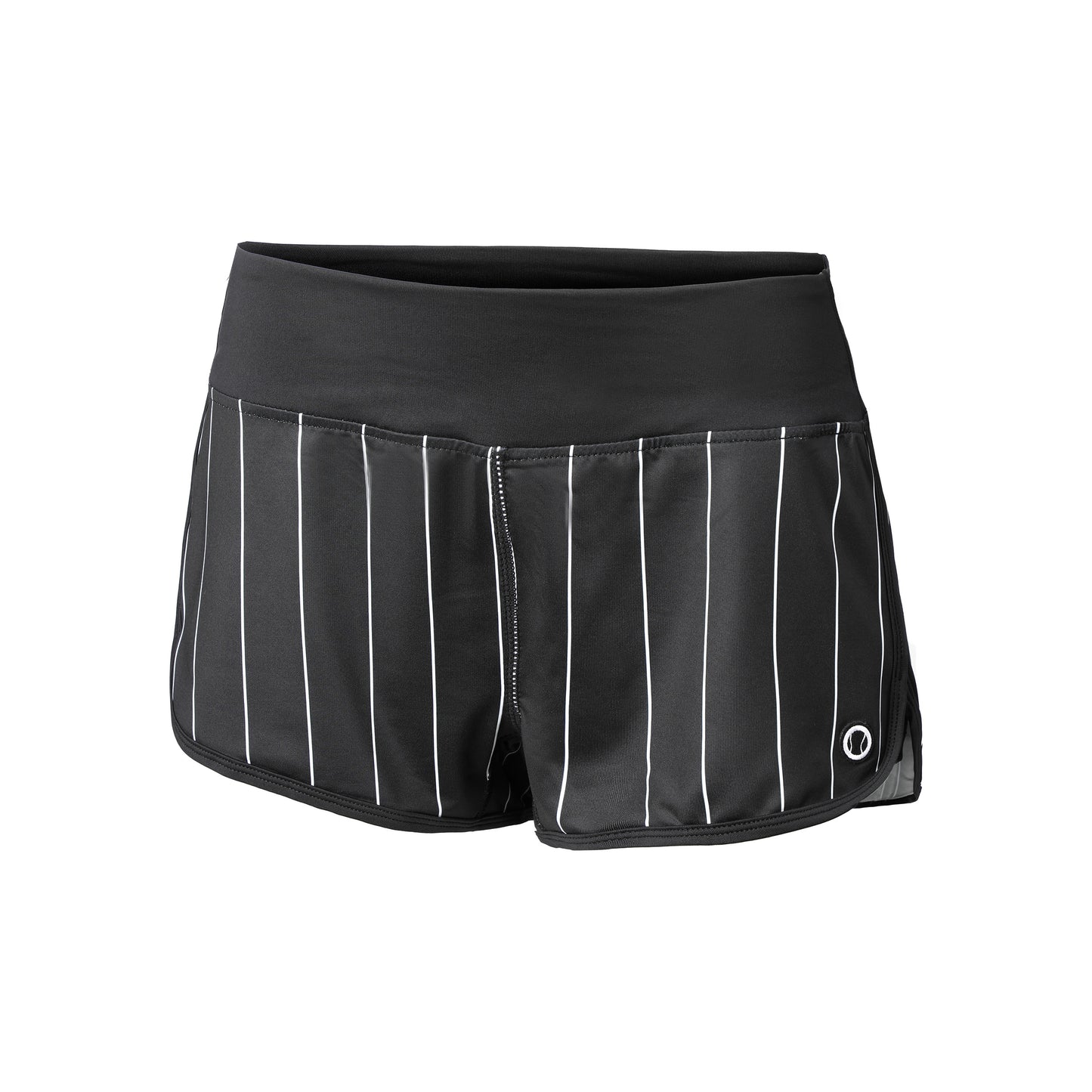 Tennis-Point Stripes Šortky Dámy - černá, bílá