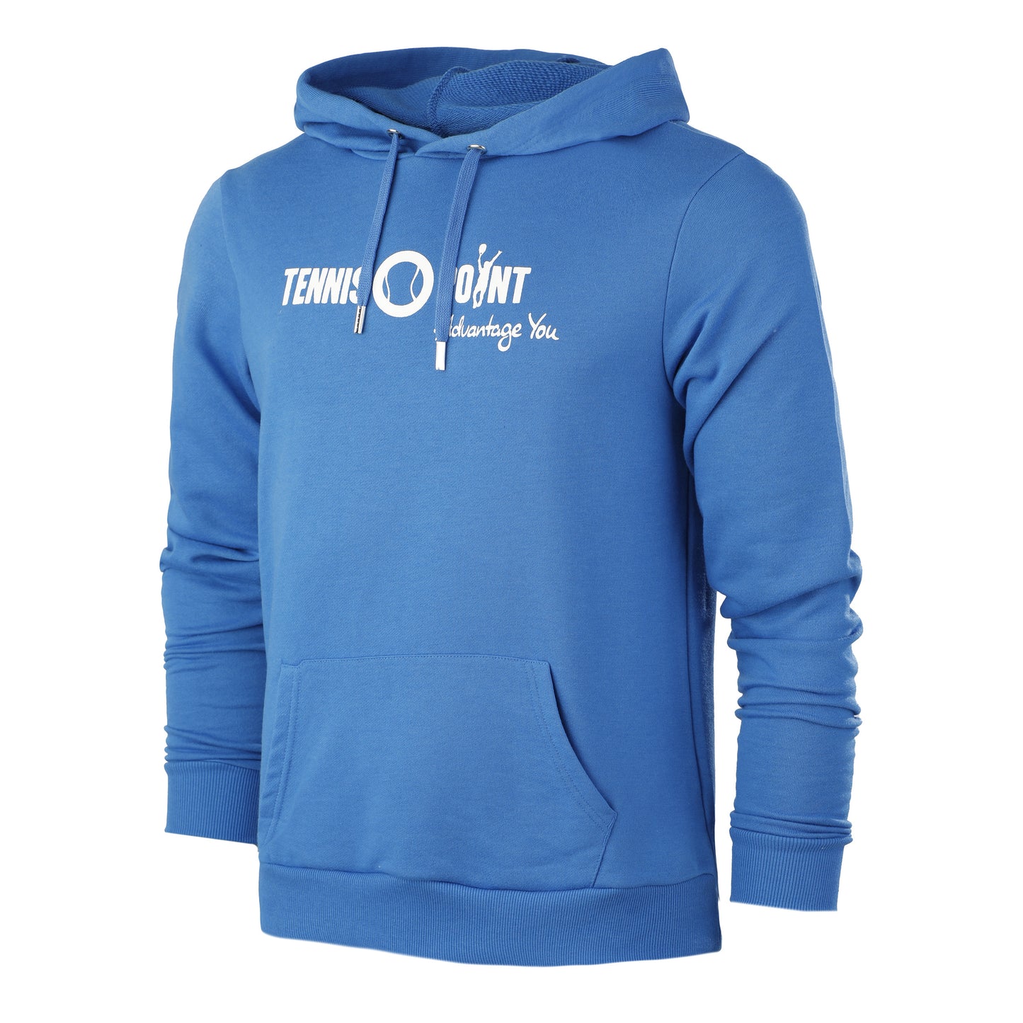 Tennis-Point Logo Hoody Muži - modrá, bílá