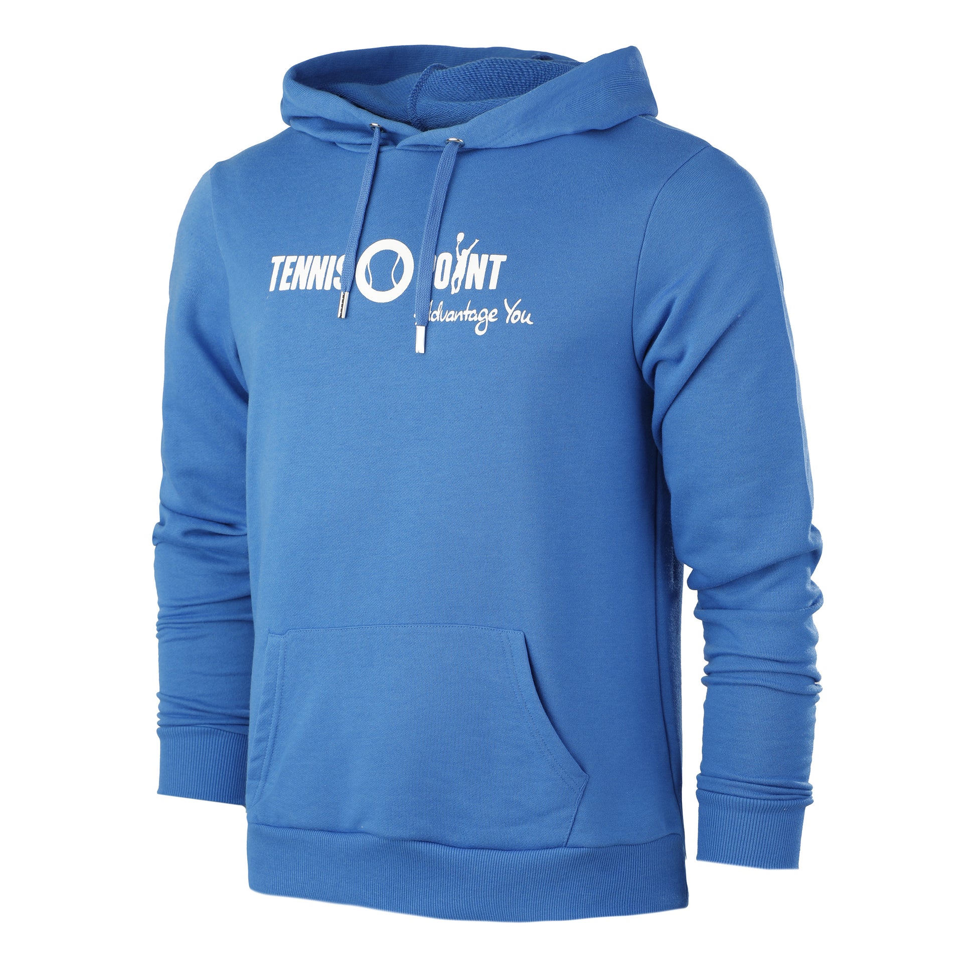 Tennis-Point Logo Hoody Muži - modrá, bílá