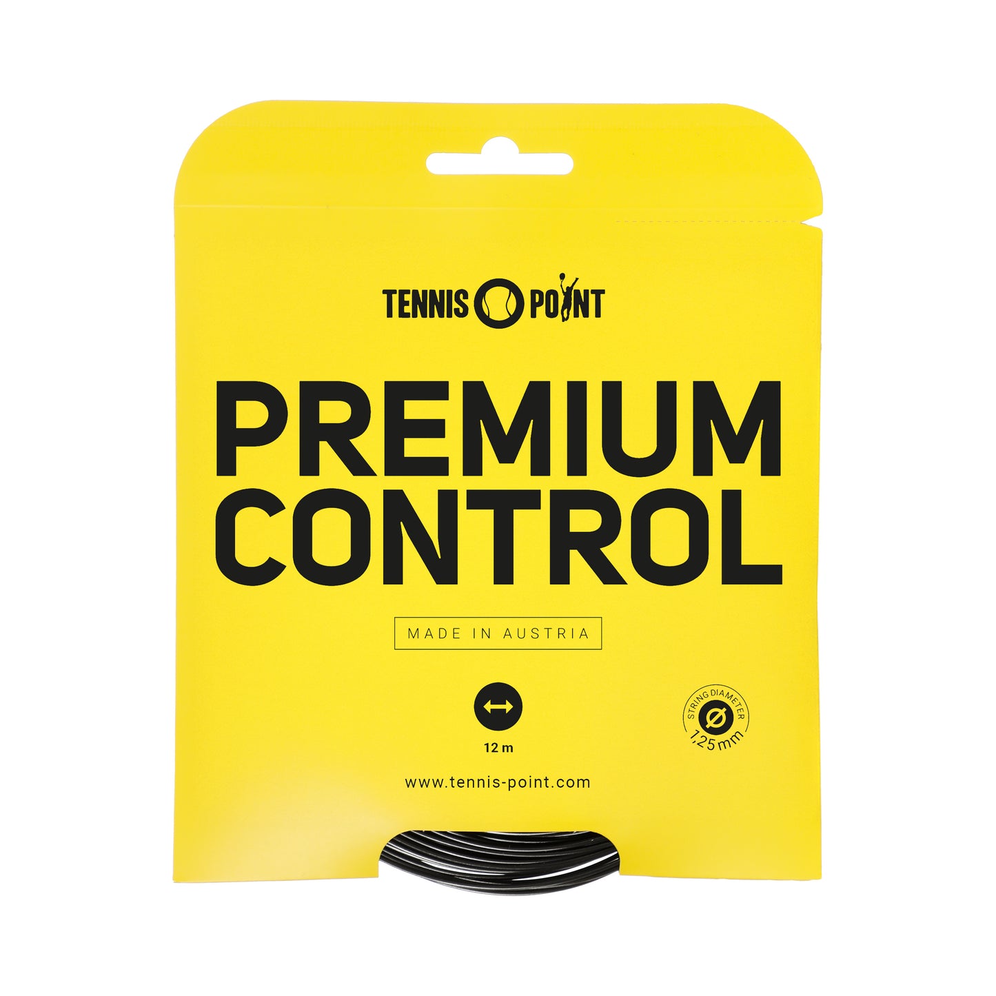 Tennis-Point Premium Control Výpletová Sada 12m-Černá