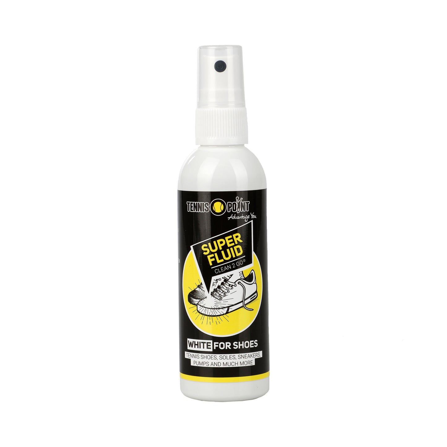 Tennis-Point Clean2Go  Super Fluid Deodorant pro obuv - bílá