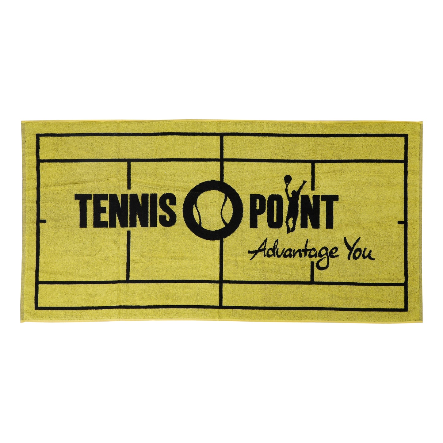Tennis-Point 70x140 Ručník-Žlutá,Černá