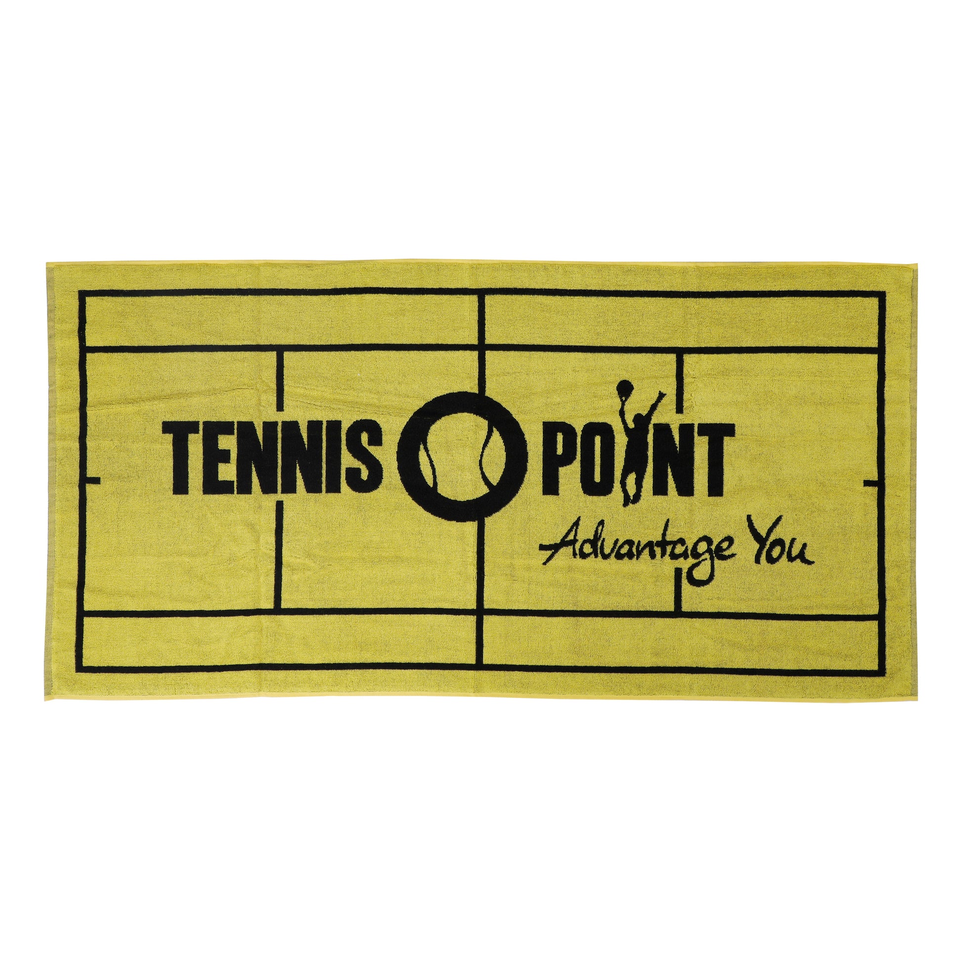 Tennis-Point 70x140 Ručník-Žlutá,Černá