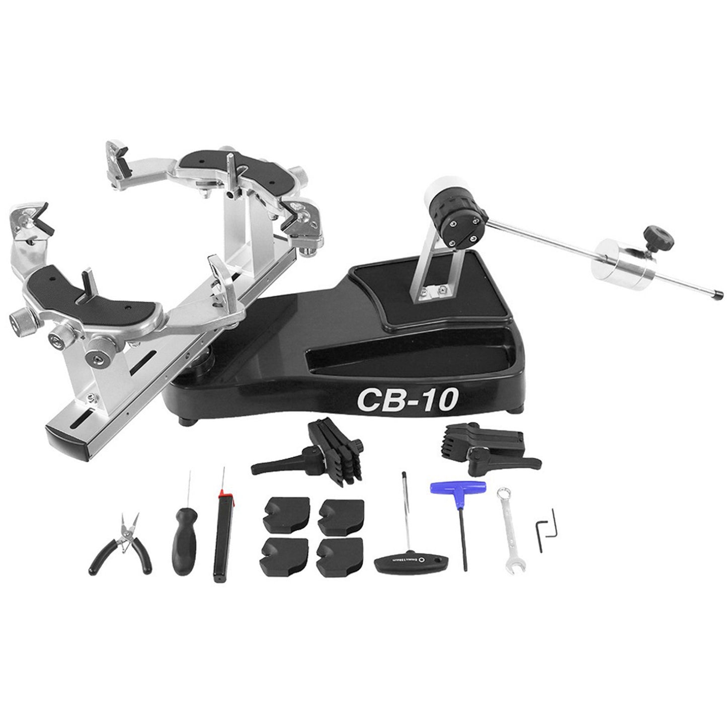 Tennis-Point PRO CB10 Vyplétací Stroj-Černá,Stříbrná