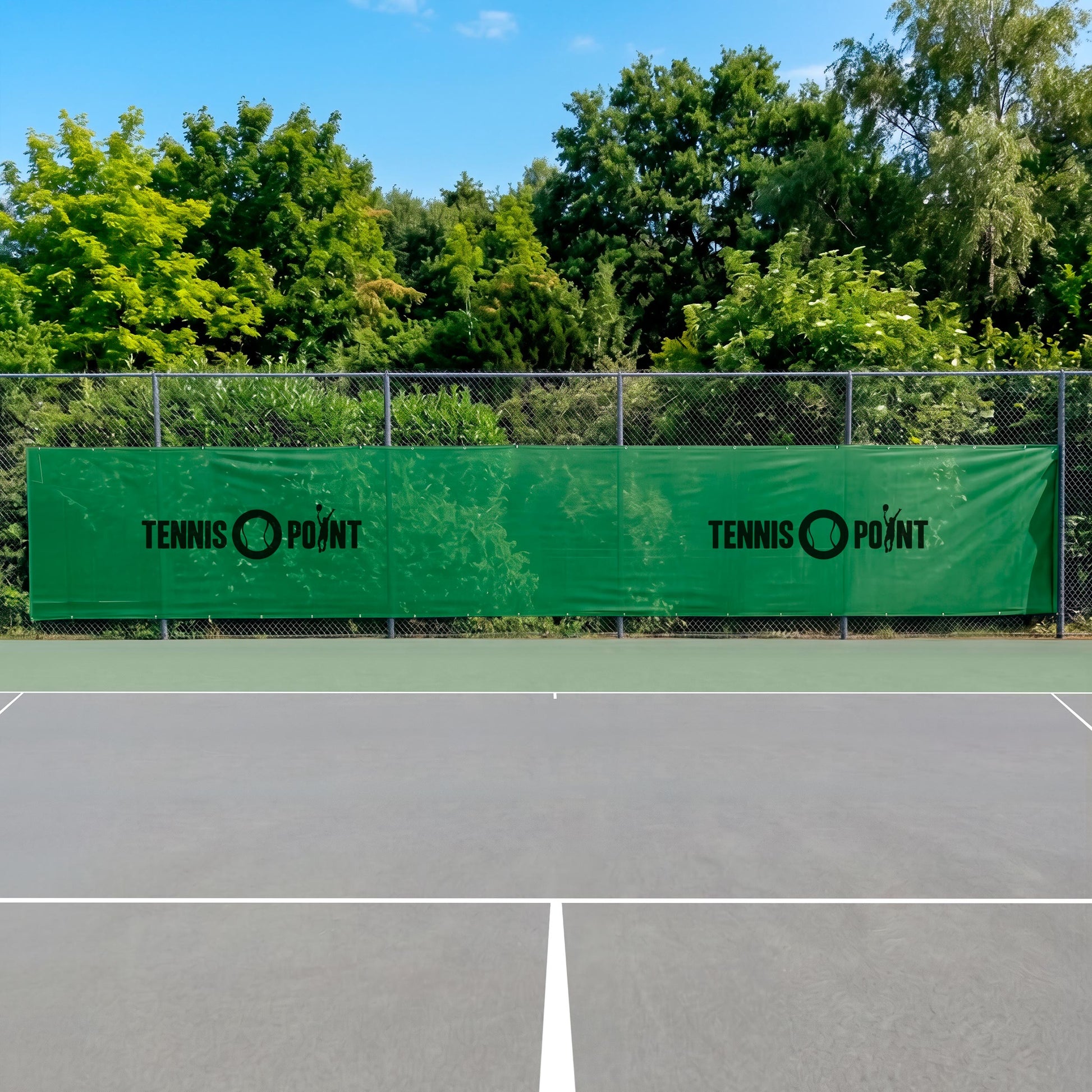 Tennis-Point Tennis Point 12x2m Zástěna - Zelená