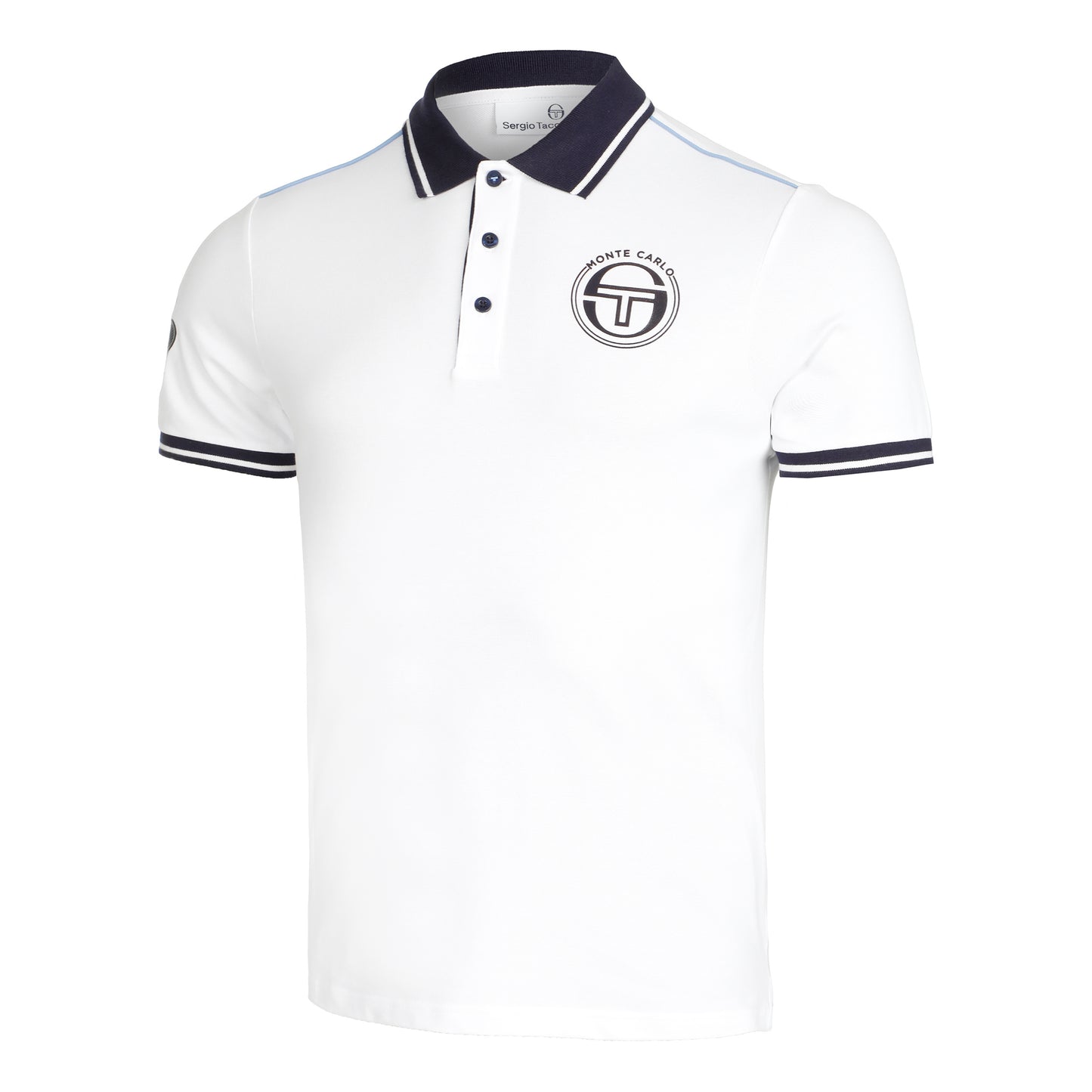 Sergio Tacchini Ranking Staff Pólo Muži - bílá, tmavě modrá