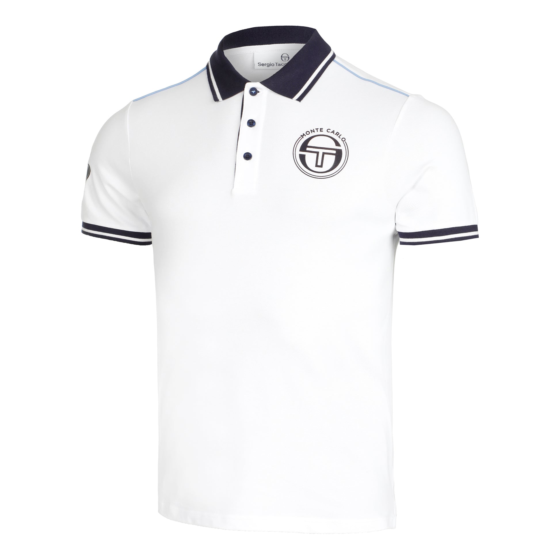 Sergio Tacchini Ranking Staff Pólo Muži - bílá, tmavě modrá