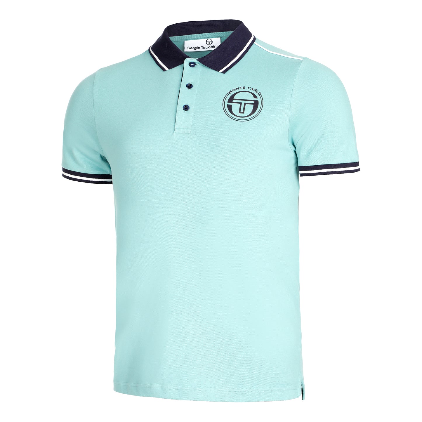 Sergio Tacchini Ranking Staff Pólo Muži - světle modrá, tmavě modrá