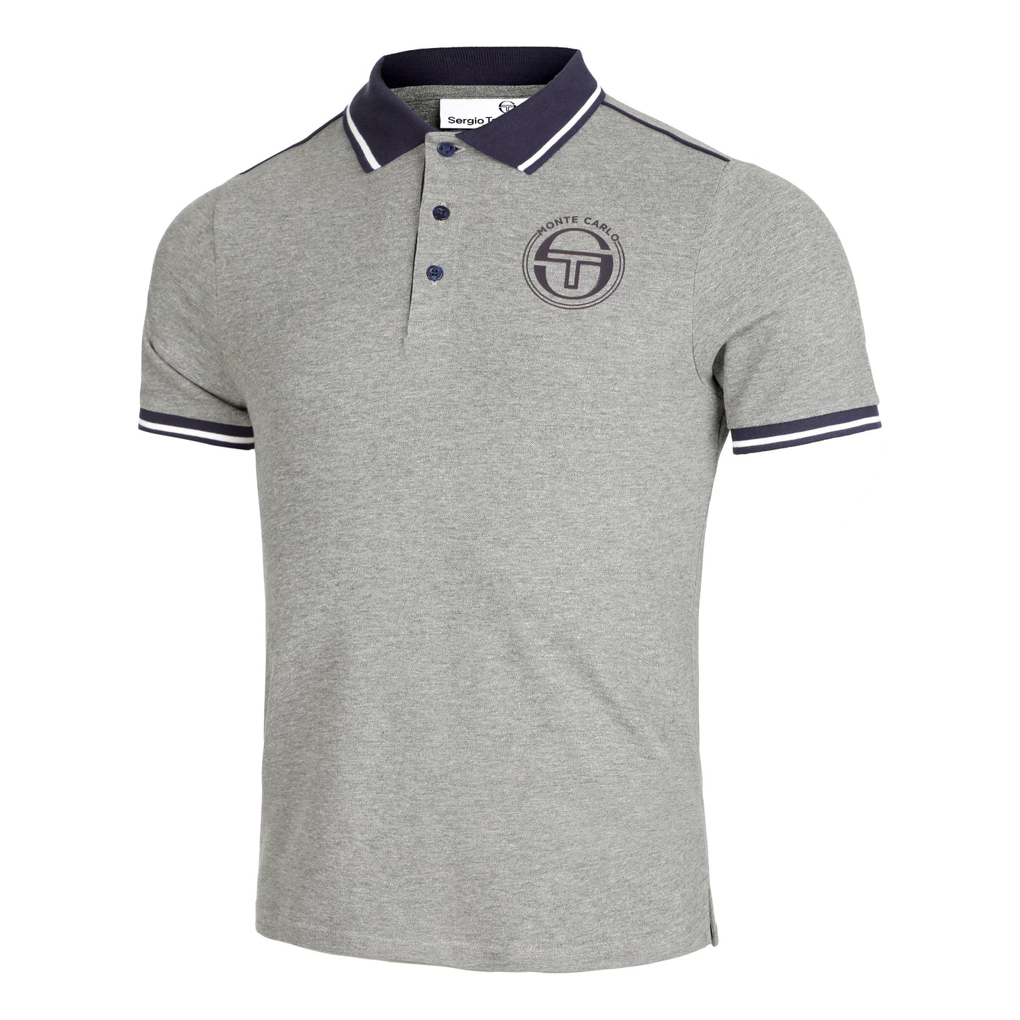 Sergio Tacchini Ranking Staff Pólo Muži - tmavě šedá, tmavě modrá