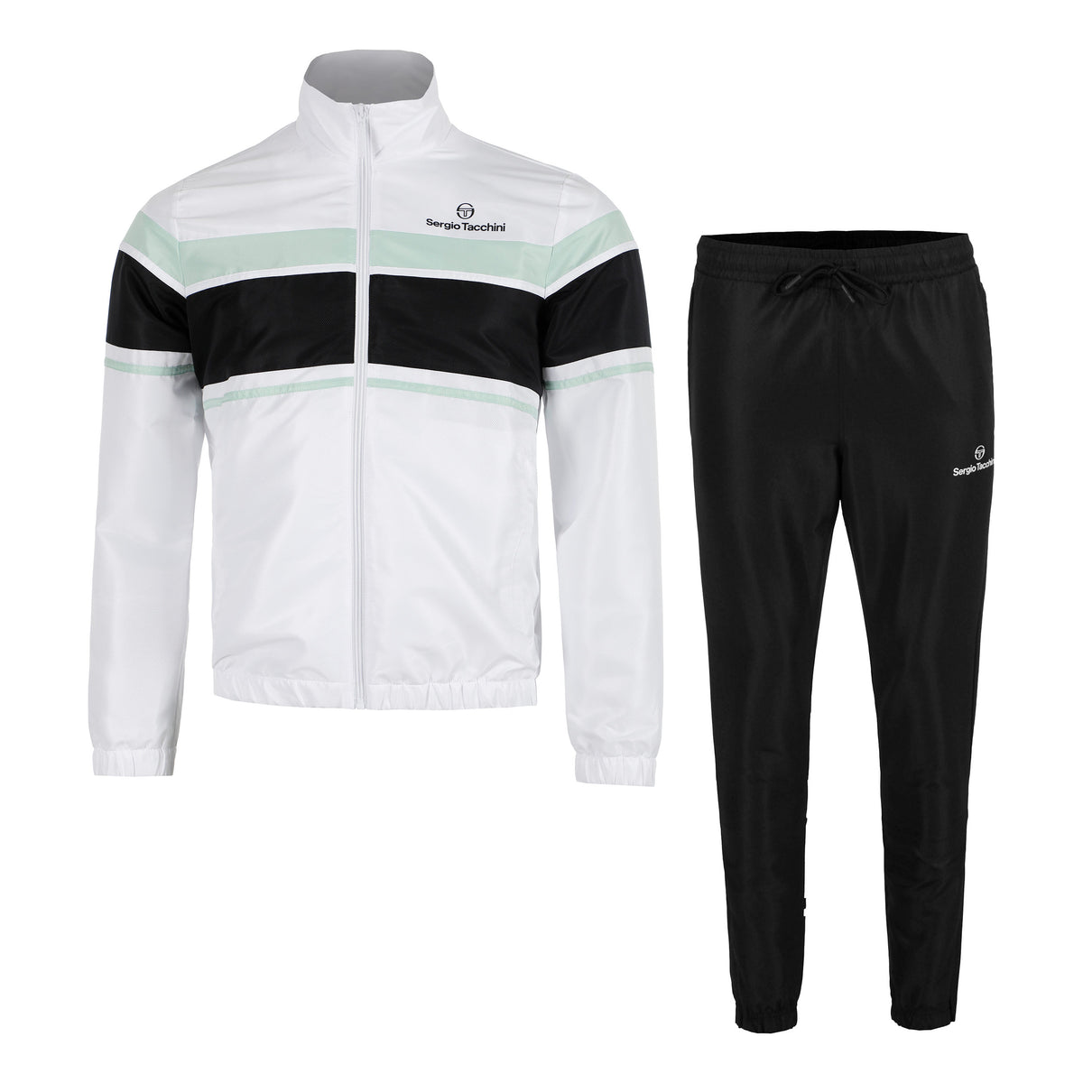 Sergio Tacchini Arpa Tréninkový Souprava Muži-Černá,Světle Zelená