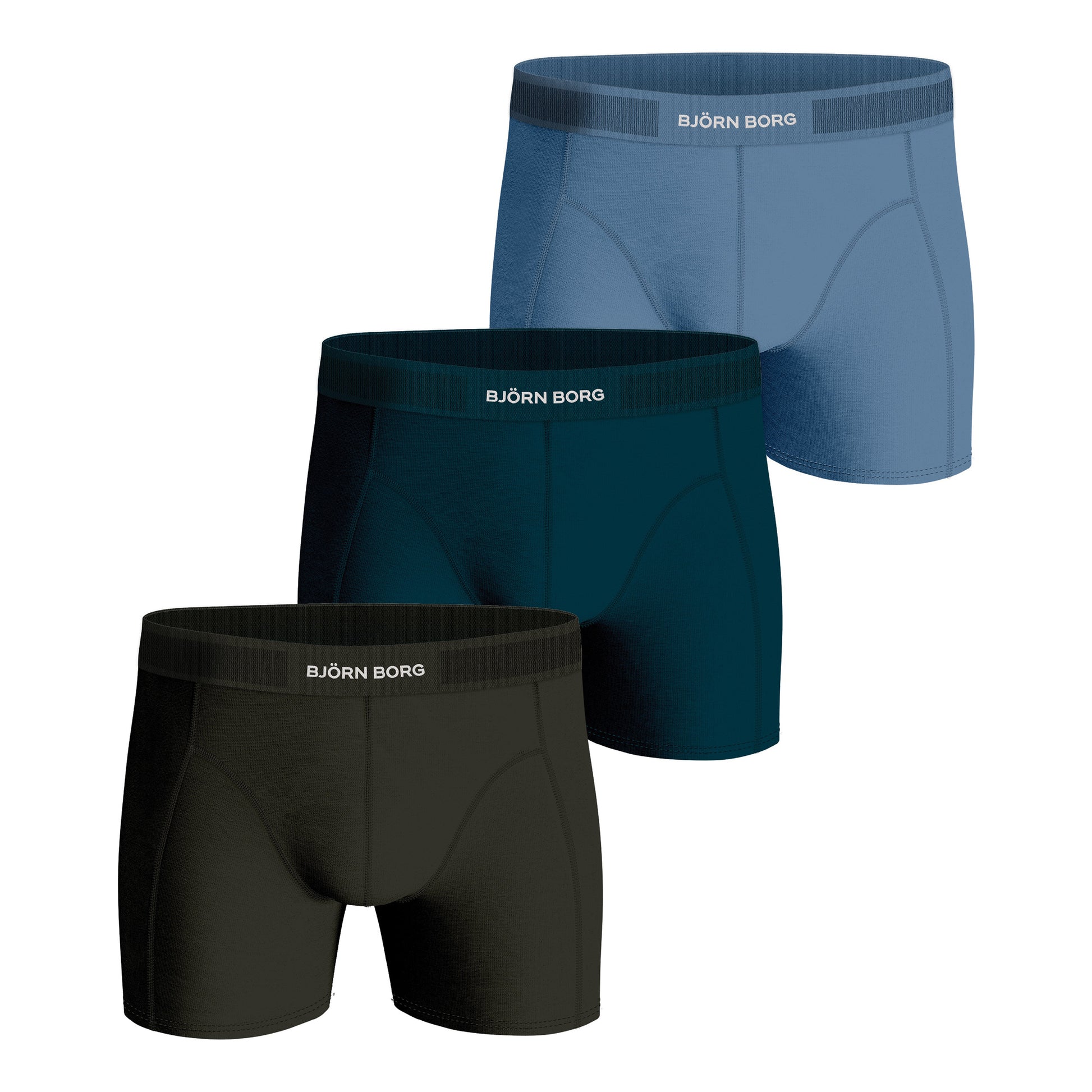 Björn Borg Premium Cotton Stretch Trenýrky 3ks v baleni Muži - vícebarevné,