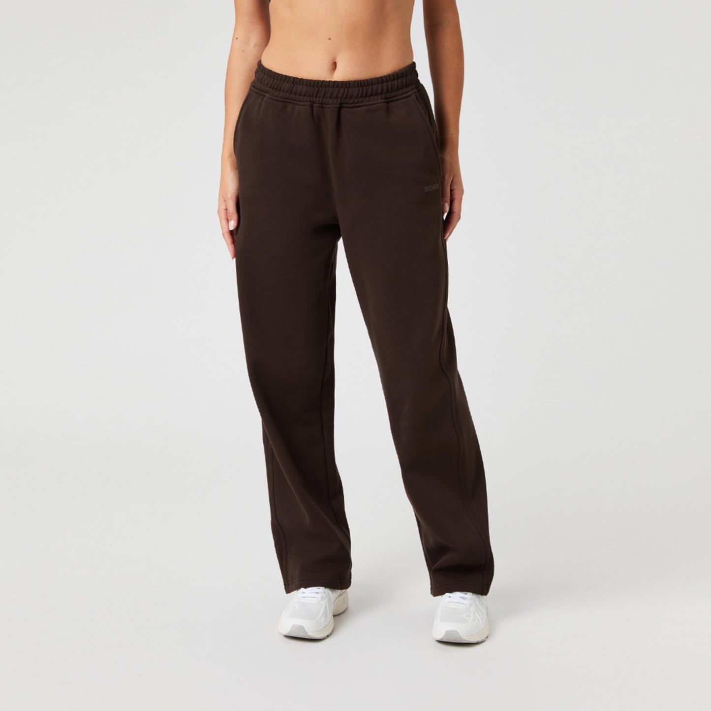 Björn Borg Studio Oversized Straight Tréninkové Kalhoty Dámy - Hnědá