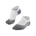 RU4 Endurance Invisible Running socks Muži - bílá, šedá