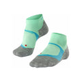 Endurance Cool Short Running socks Dámy - mint, šedá