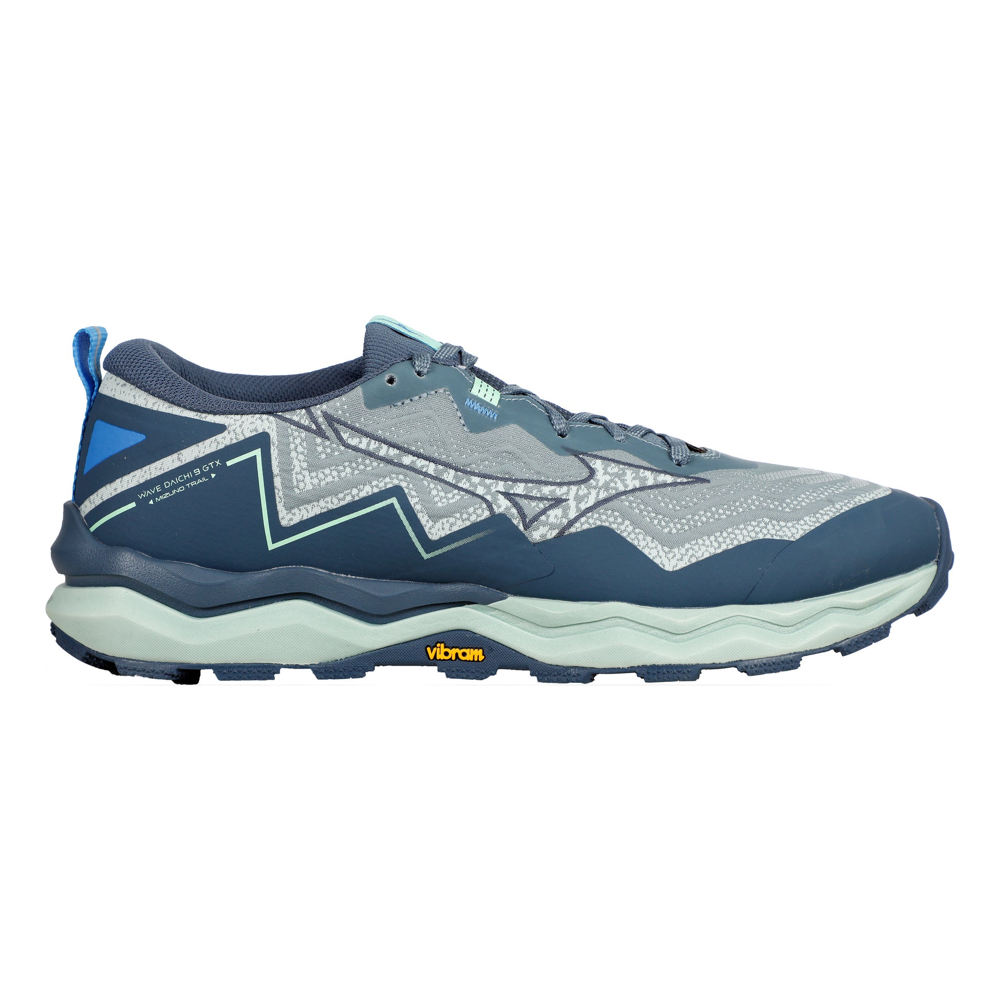 Mizuno Wave Daichi 9 GTX                   Obuv pro měkčí povrch,žádný asfalt Muži-petrolejová, mint