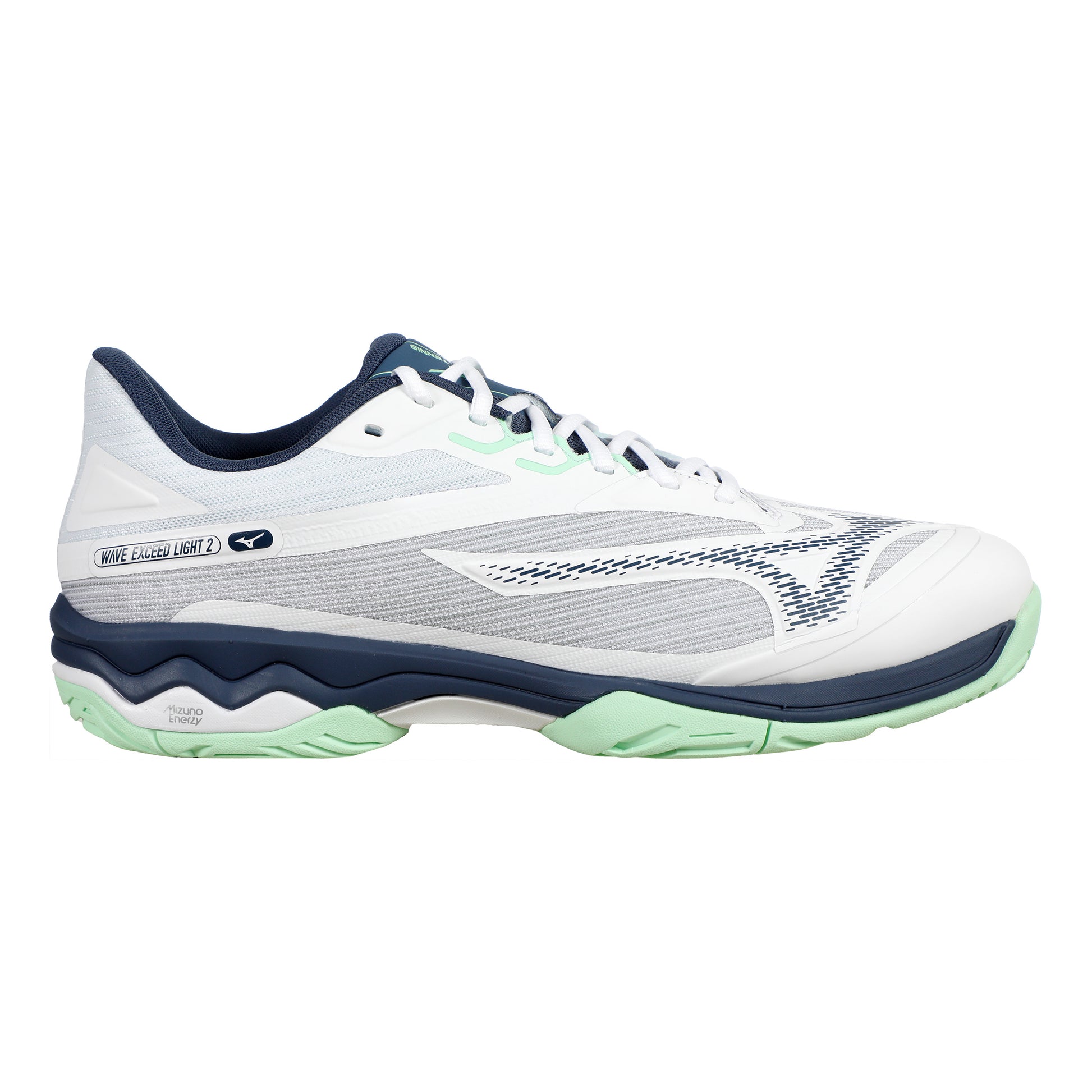Mizuno Wave Exceed Light 2 Obuv Na Všechny Povrchy Muži-Bílá,Modrá