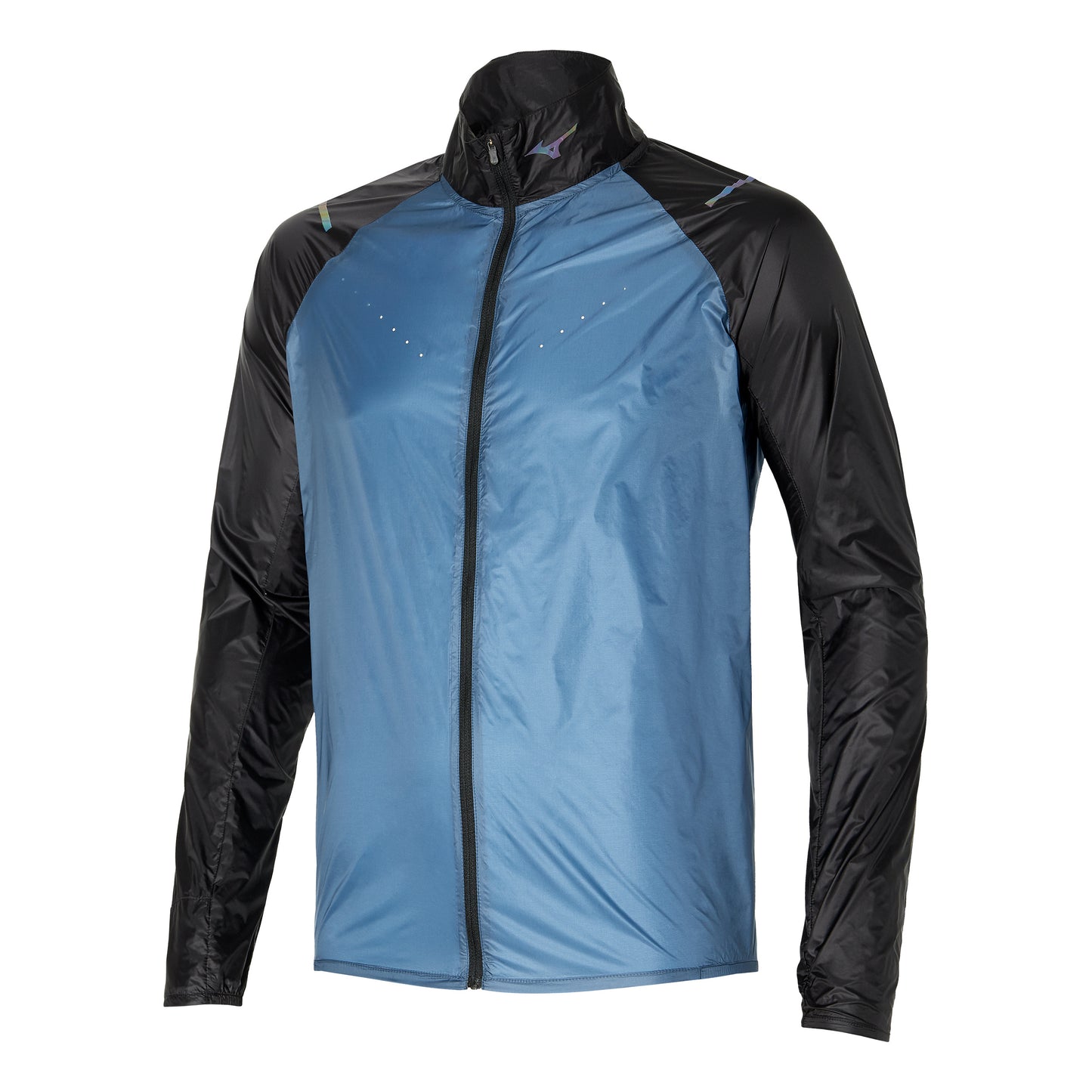 Mizuno Aero Běžecká bunda Muži - modrá,