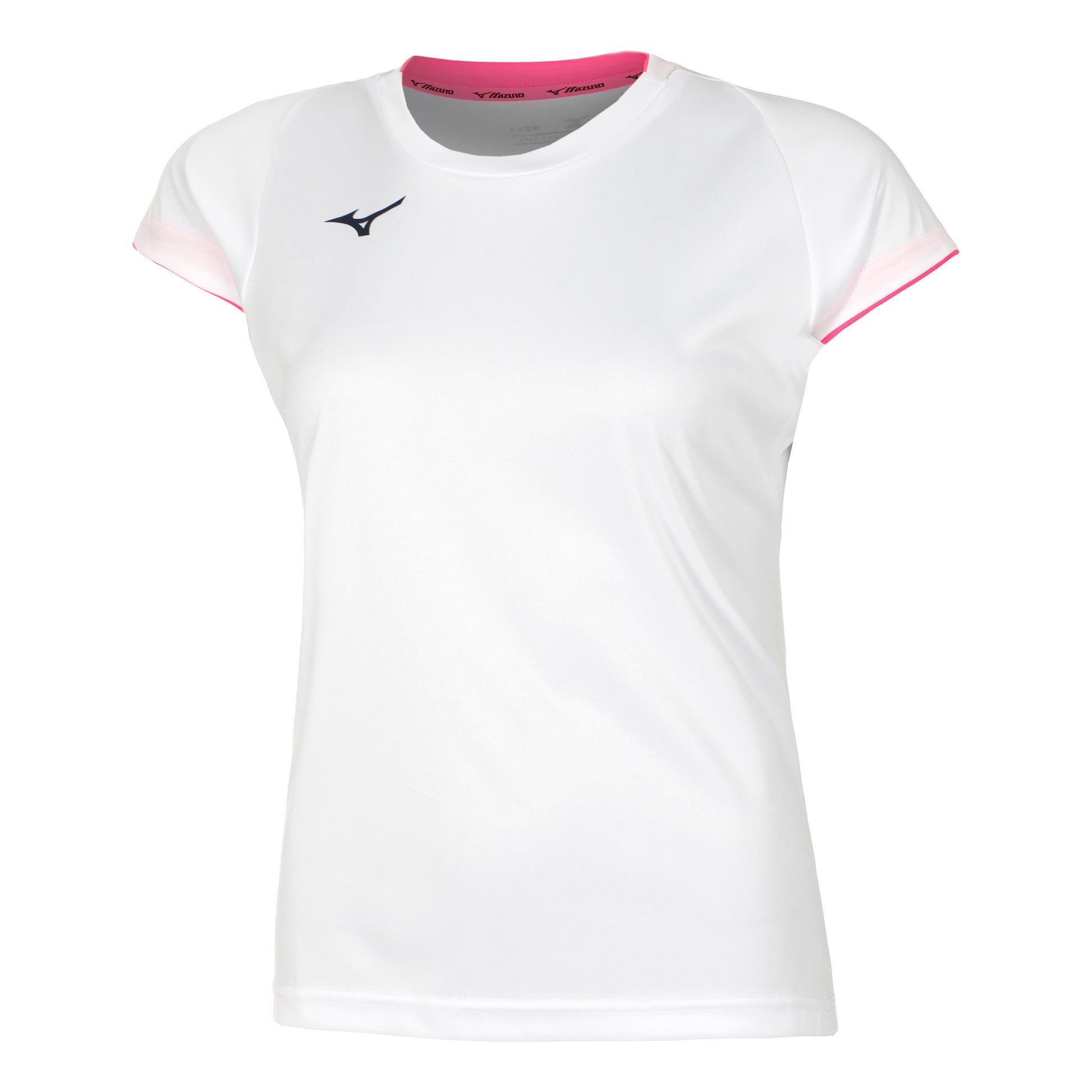 Mizuno Core Tričko Dámy - bílá, růžová