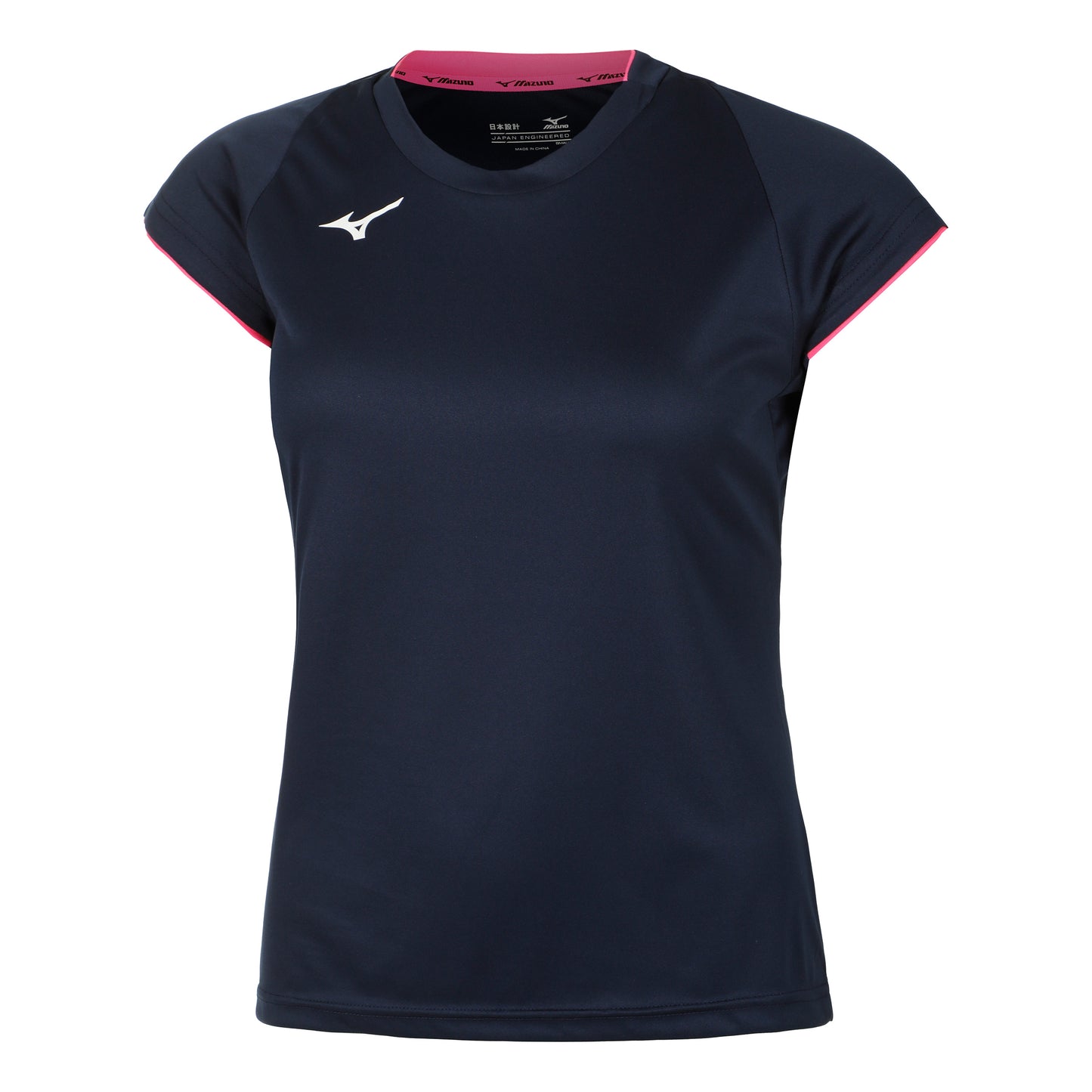 Mizuno Core Tričko Dámy - tmavě modrá, růžová