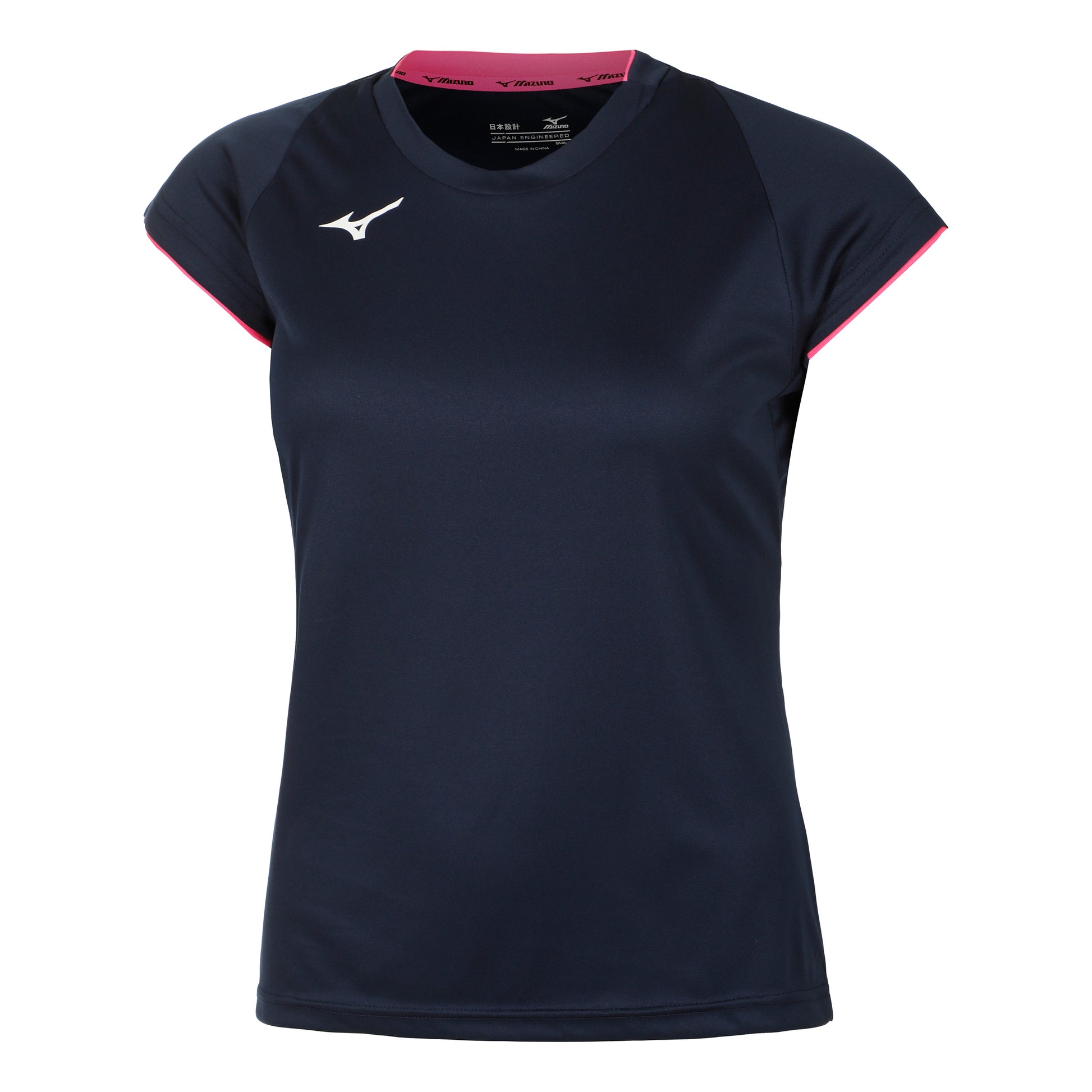 Mizuno Core Tričko Dámy - tmavě modrá, růžová