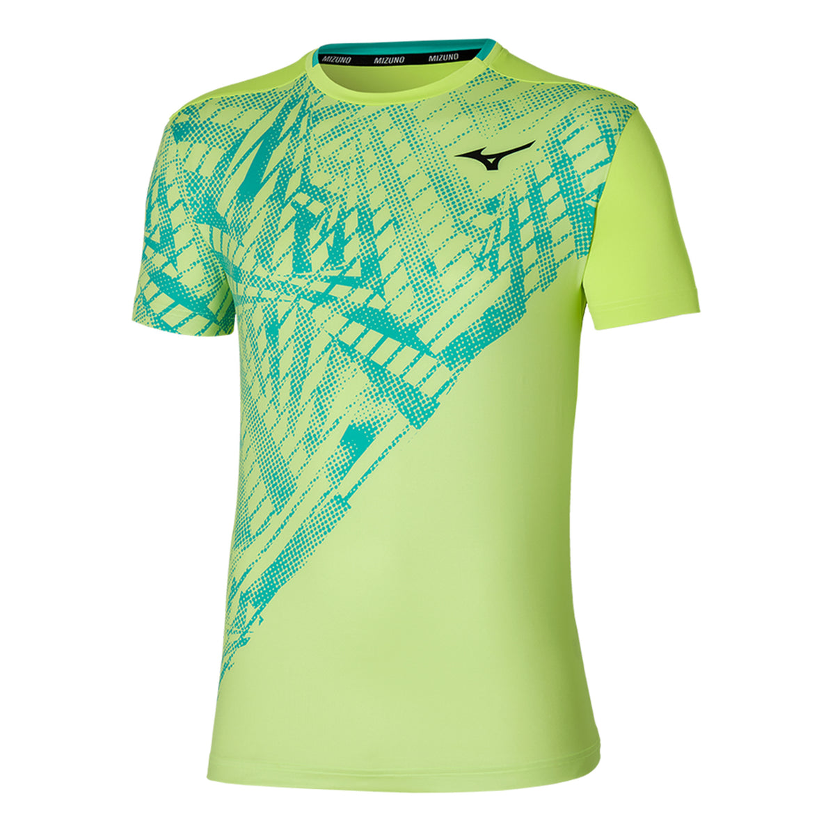 Mizuno Mugen Shadow Graphic Tričko Muži - limetková,