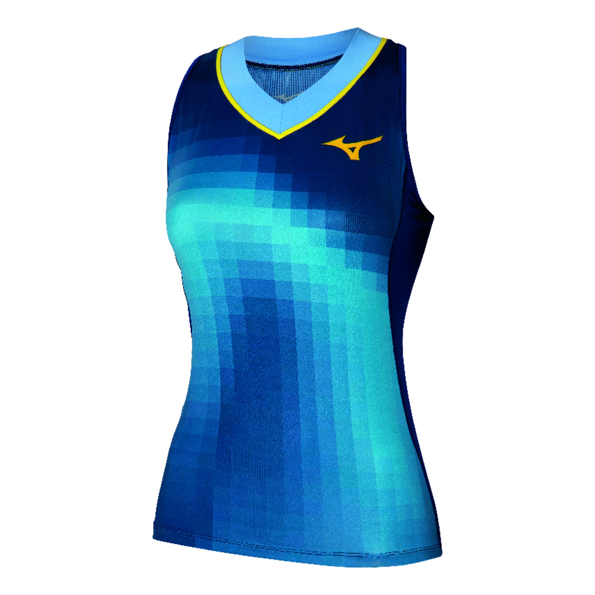 Mizuno Frontier Sportovní Tílko Dámy-Modrá,Vícebarevné