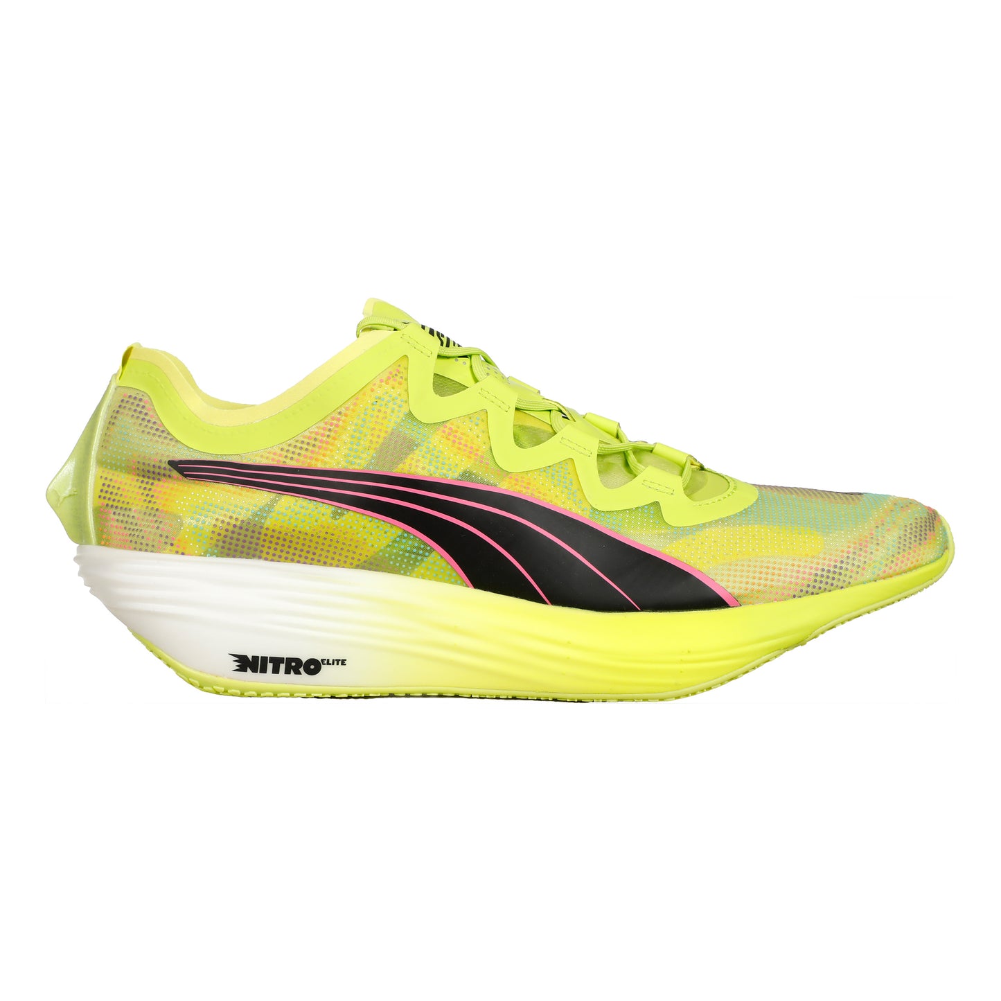 Puma FAST-FWD Nitro Elite Psychedelic Rush Závodní Obuv Dámy-Limetková,Černá
