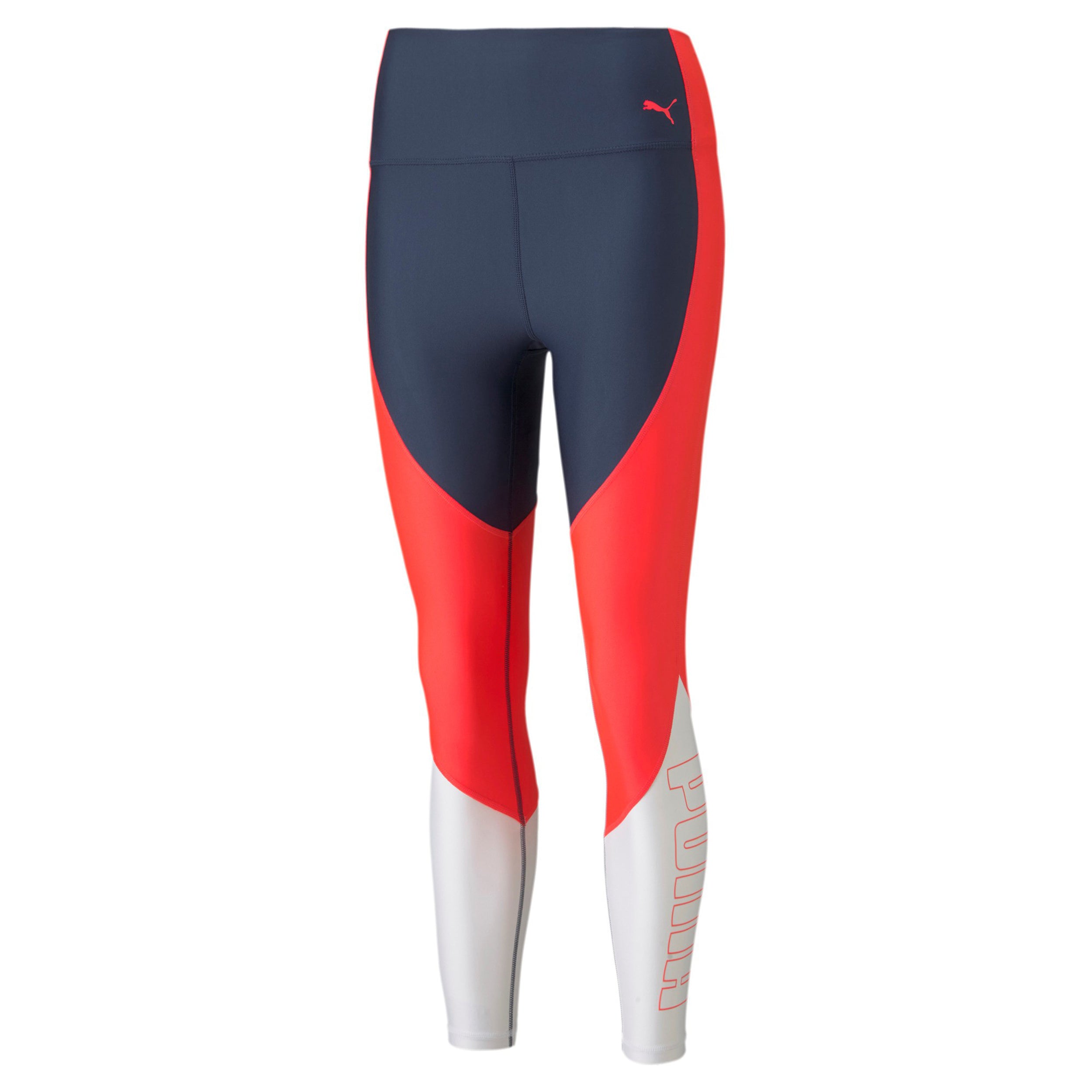 Puma Eversculpt Logo High Waist Těsné Dámy - tmavě modrá, vícebarevné