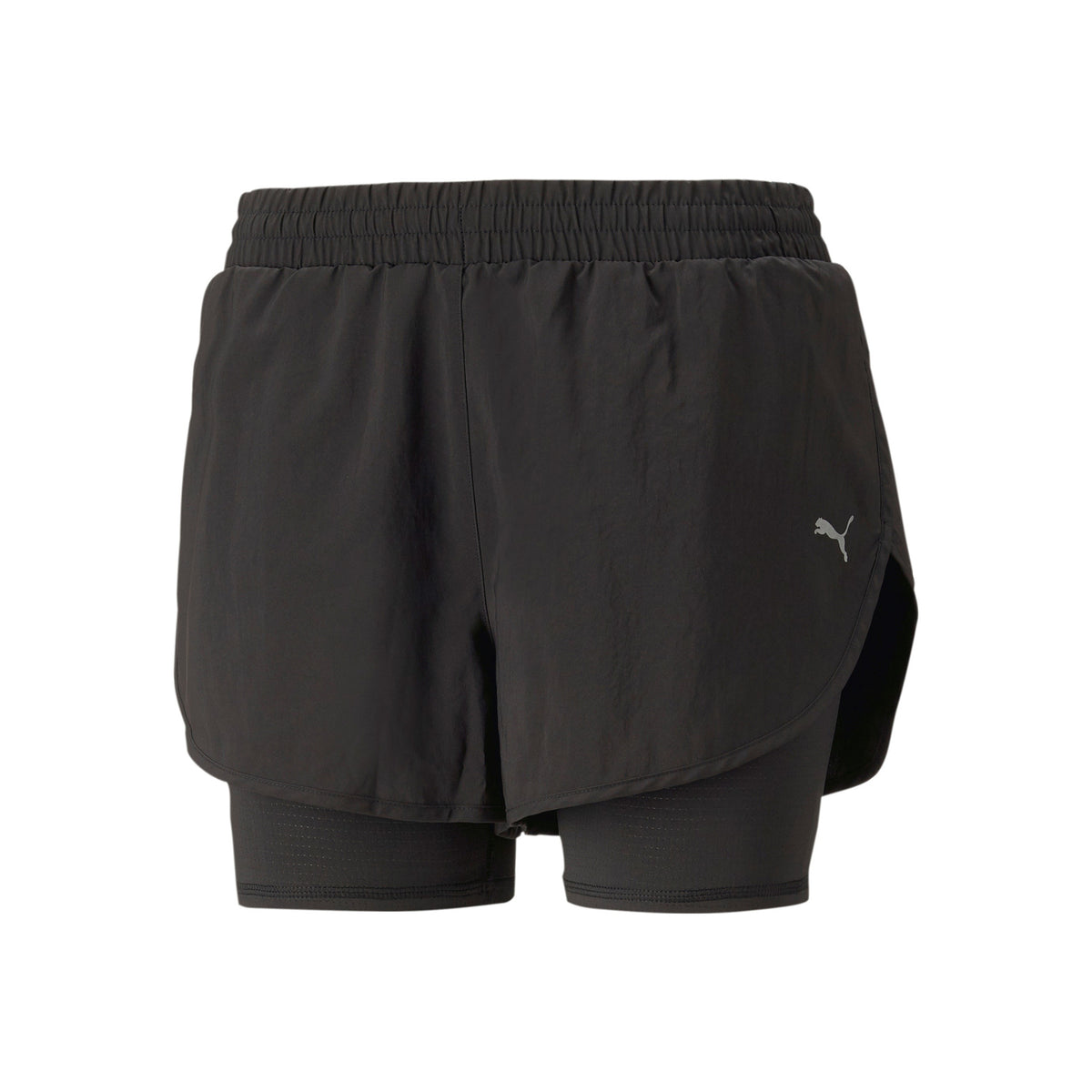 Puma Run Favorite Woven 2in1 3in Bežecké Šortky Dámy-Černá