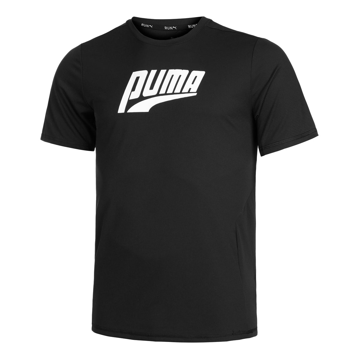 Puma Run Favorite Graphic Bežecké Tričko Muži-Černá