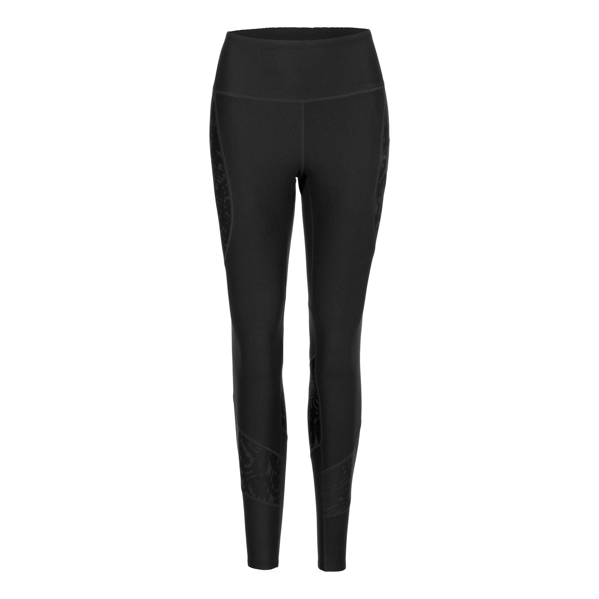 Puma Run All Over Print Brushed Ultraform Highwaist FL Bežecké Pančuchy Dámy-Černá