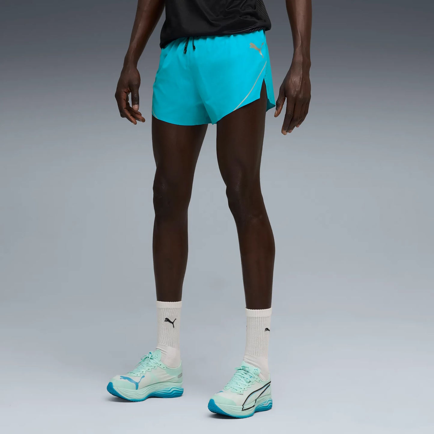 Puma Raceday Ultraweave 3in Split Bežecké Šortky Muži - Modrá